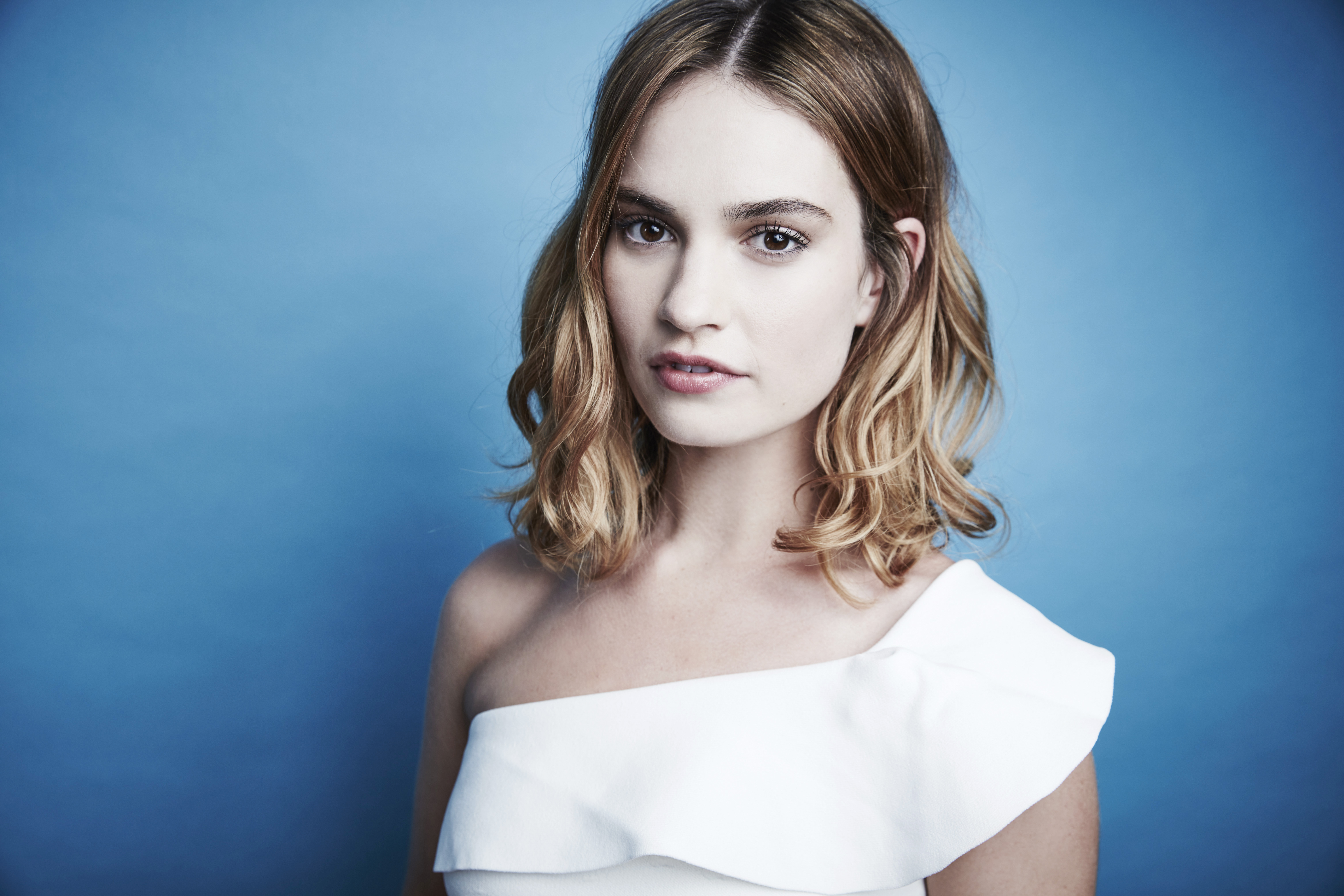 Lily James 4K HD Wallpaper