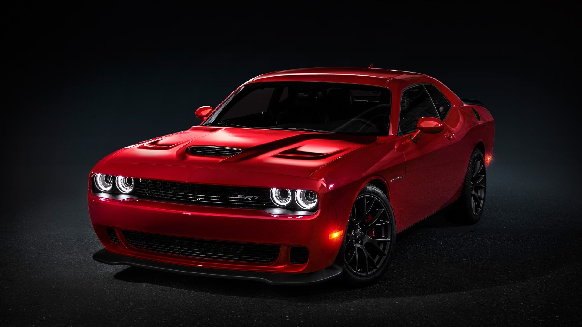 Red Dodge Challenger SRT HD Wallpaper