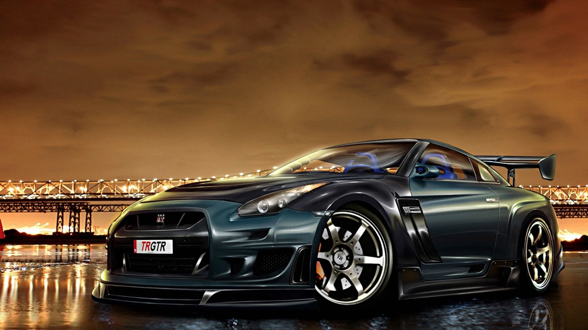 Nissan GT-R TRGTR sports car HD Wallpaper