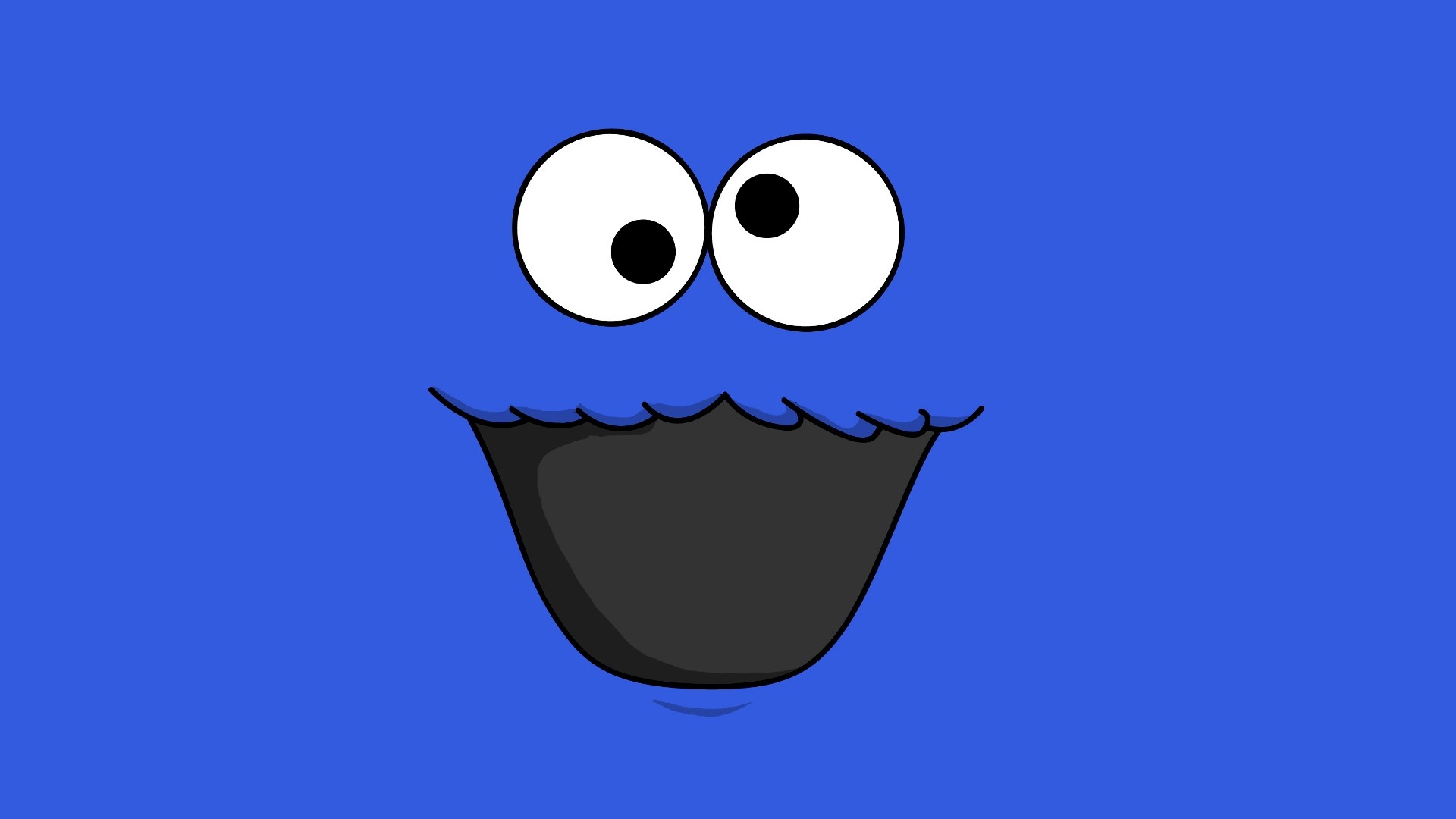 Cookie Monster Face HD Wallpaper
