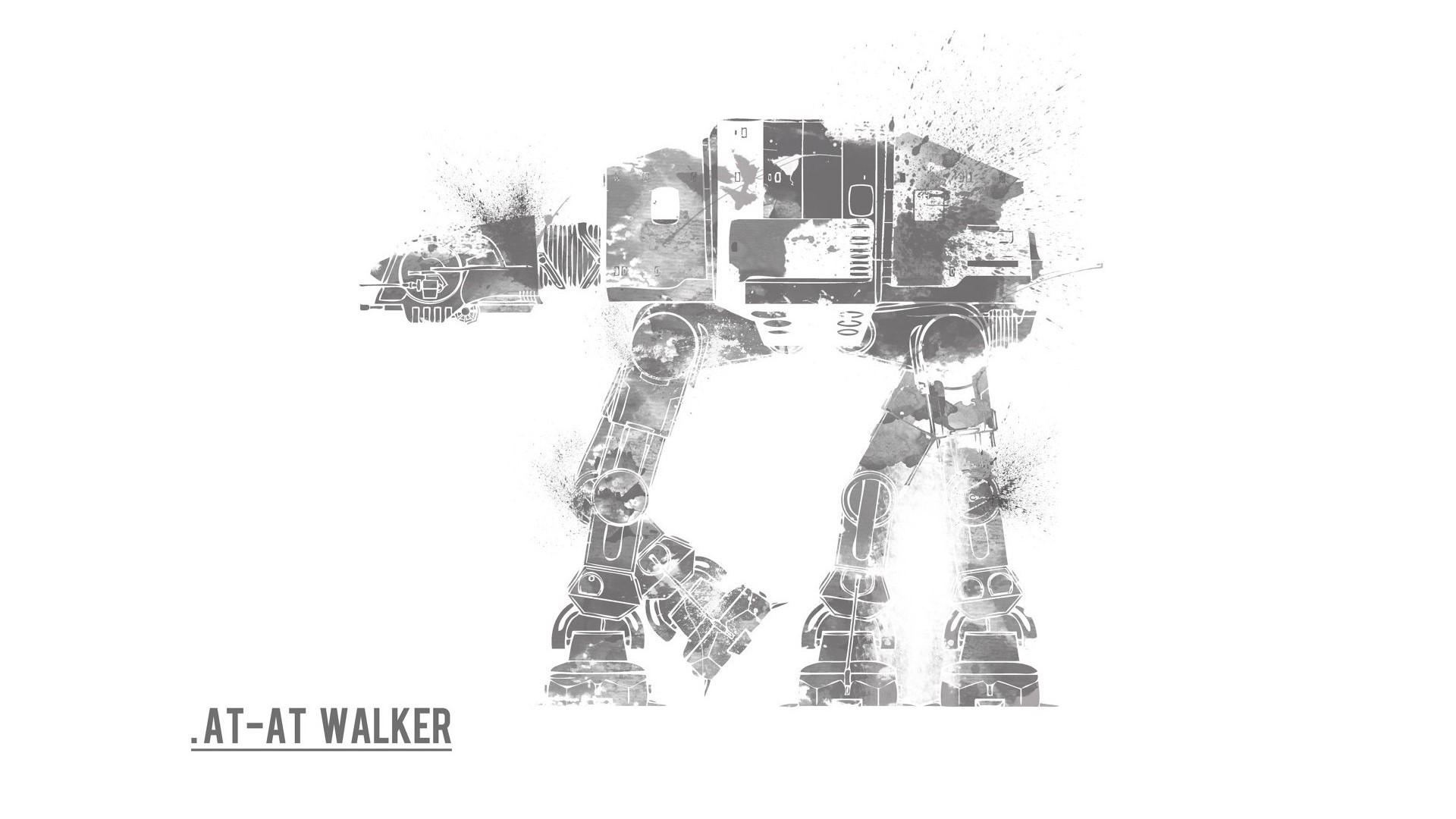 AT-AT Walker from Star Wars HD Wallpaper