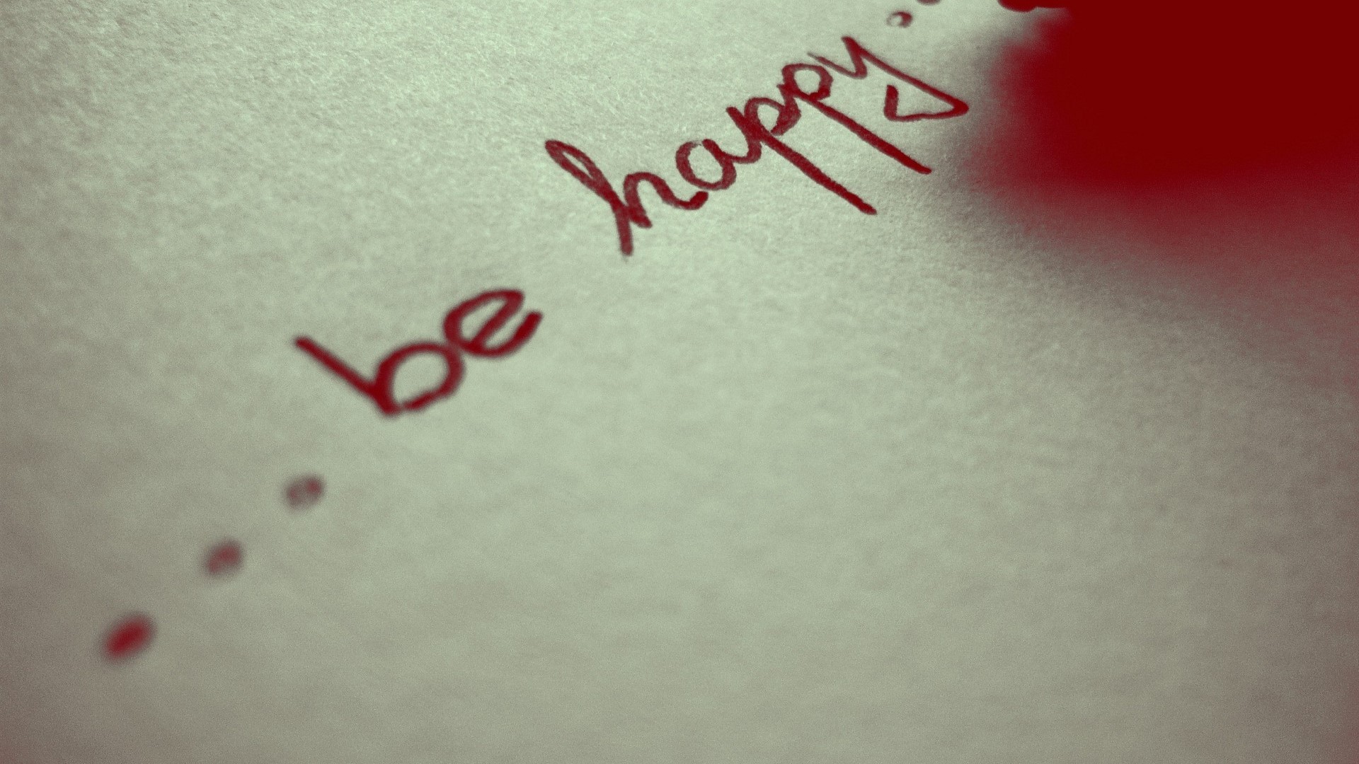 Be Happy handwritten message HD Wallpaper