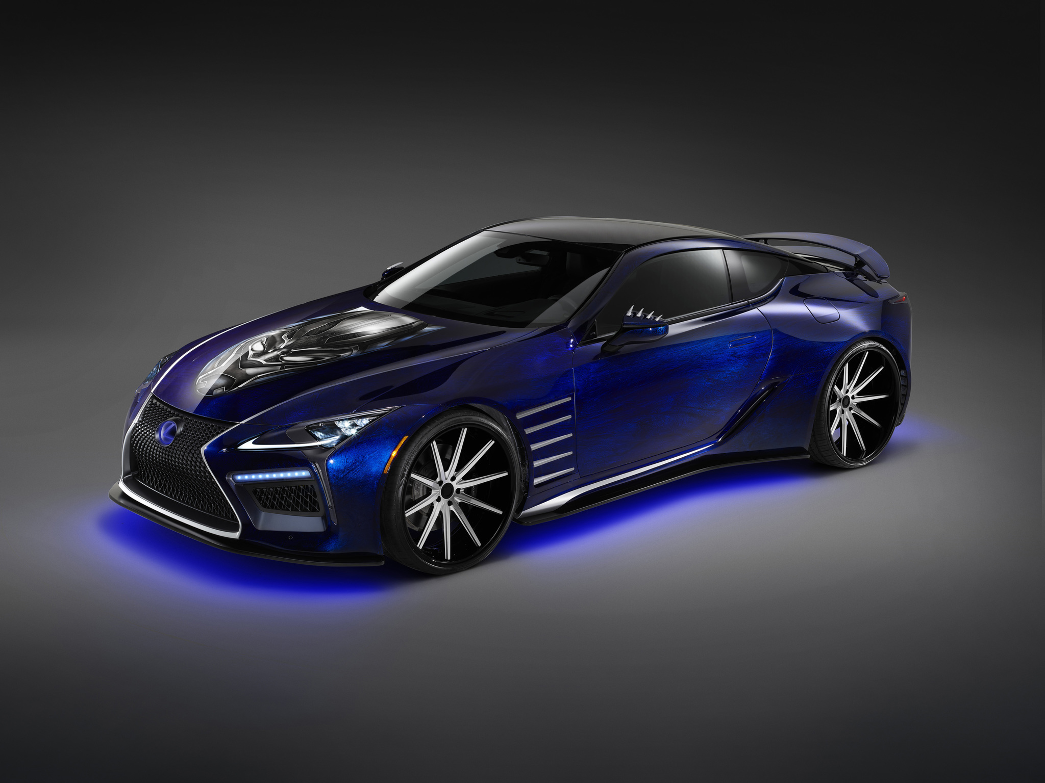 Black Panther Special Edition Lexus LC HD Wallpaper