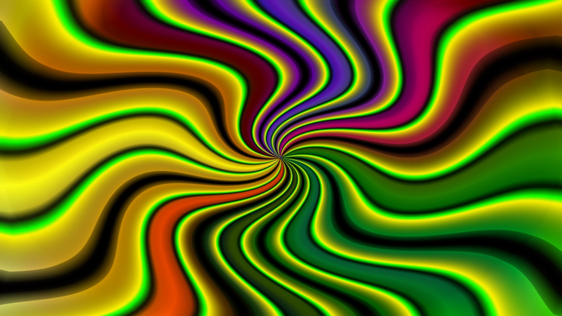 Psychedelic Swirls HD Wallpaper