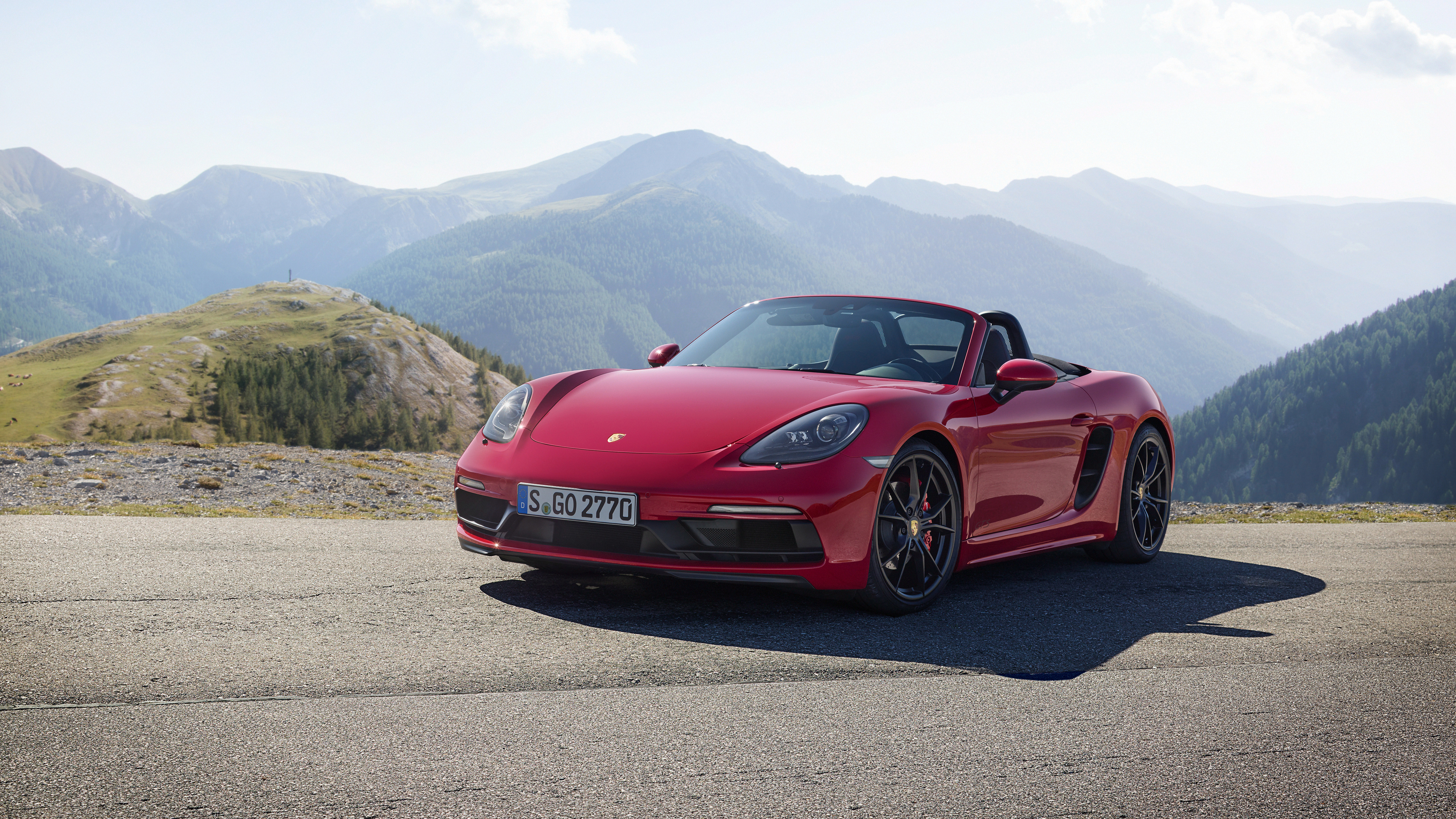 4K Porsche 718 Boxster GTS 2018 HD Wallpaper