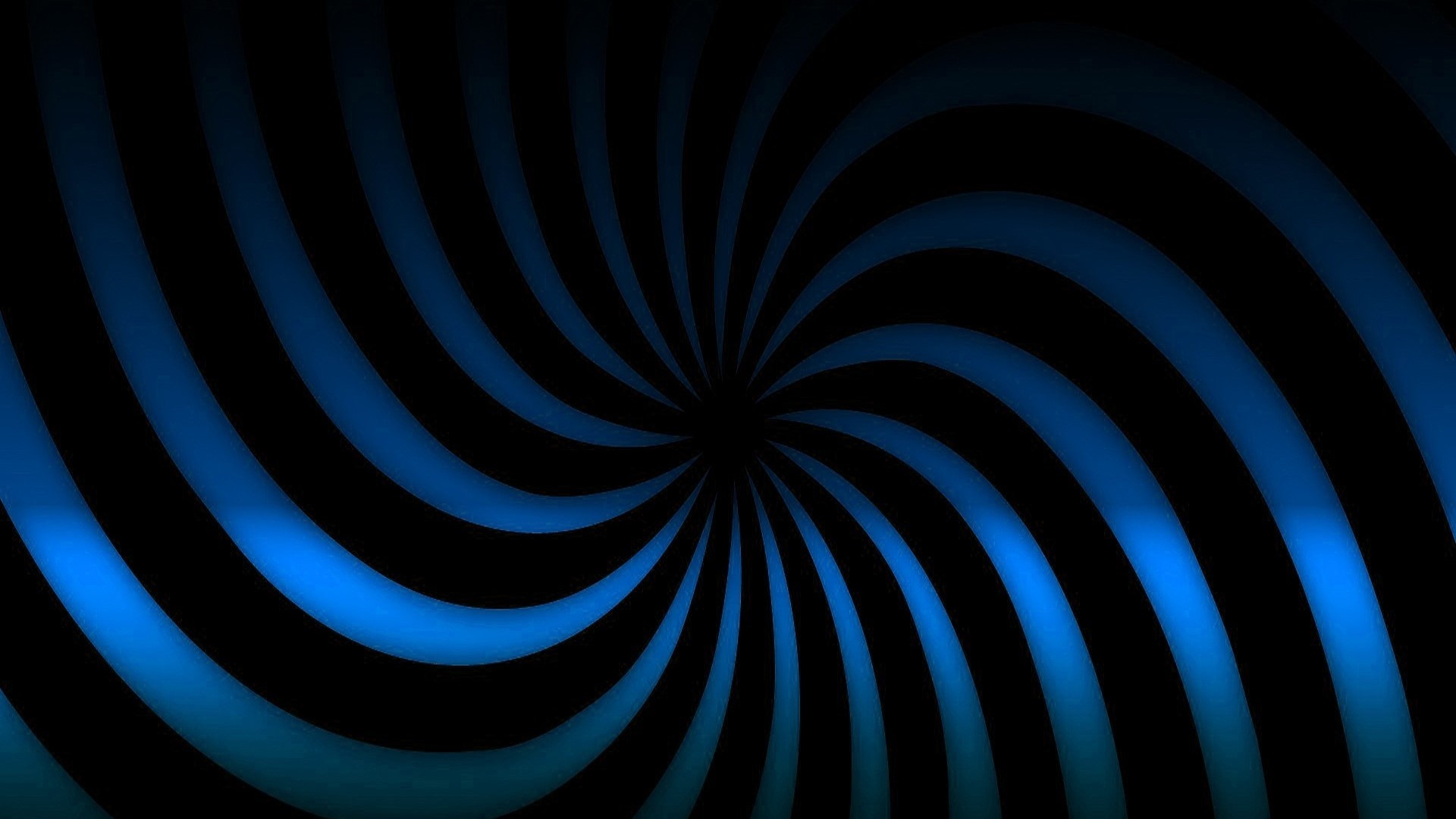 Cool Blue Spiral HD Wallpaper