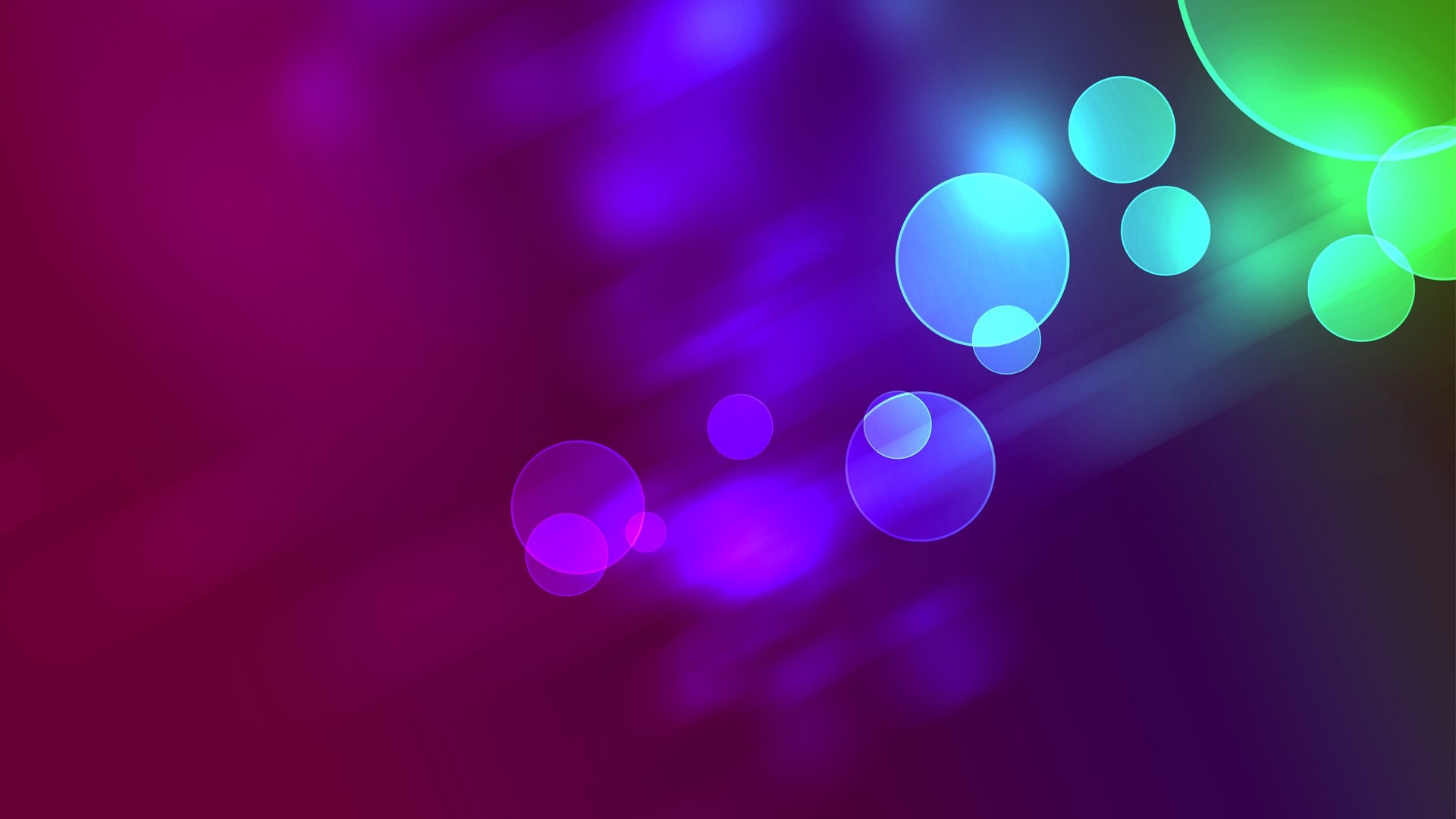Colorful Gradient Bokeh Lights HD Wallpaper