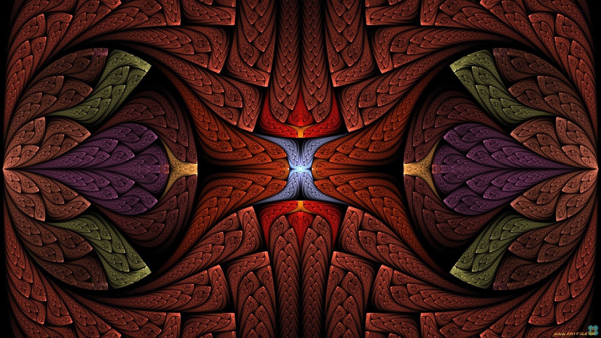 Beautiful Fractal Design HD Wallpaper
