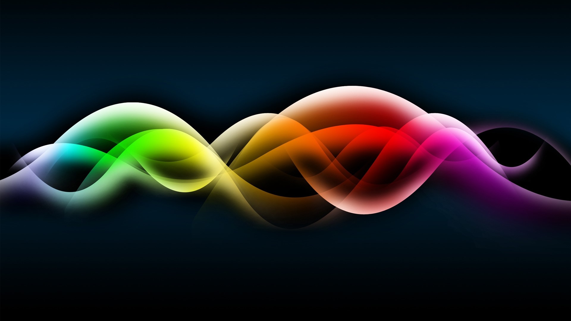 Colorful Smoke Waves HD Wallpaper