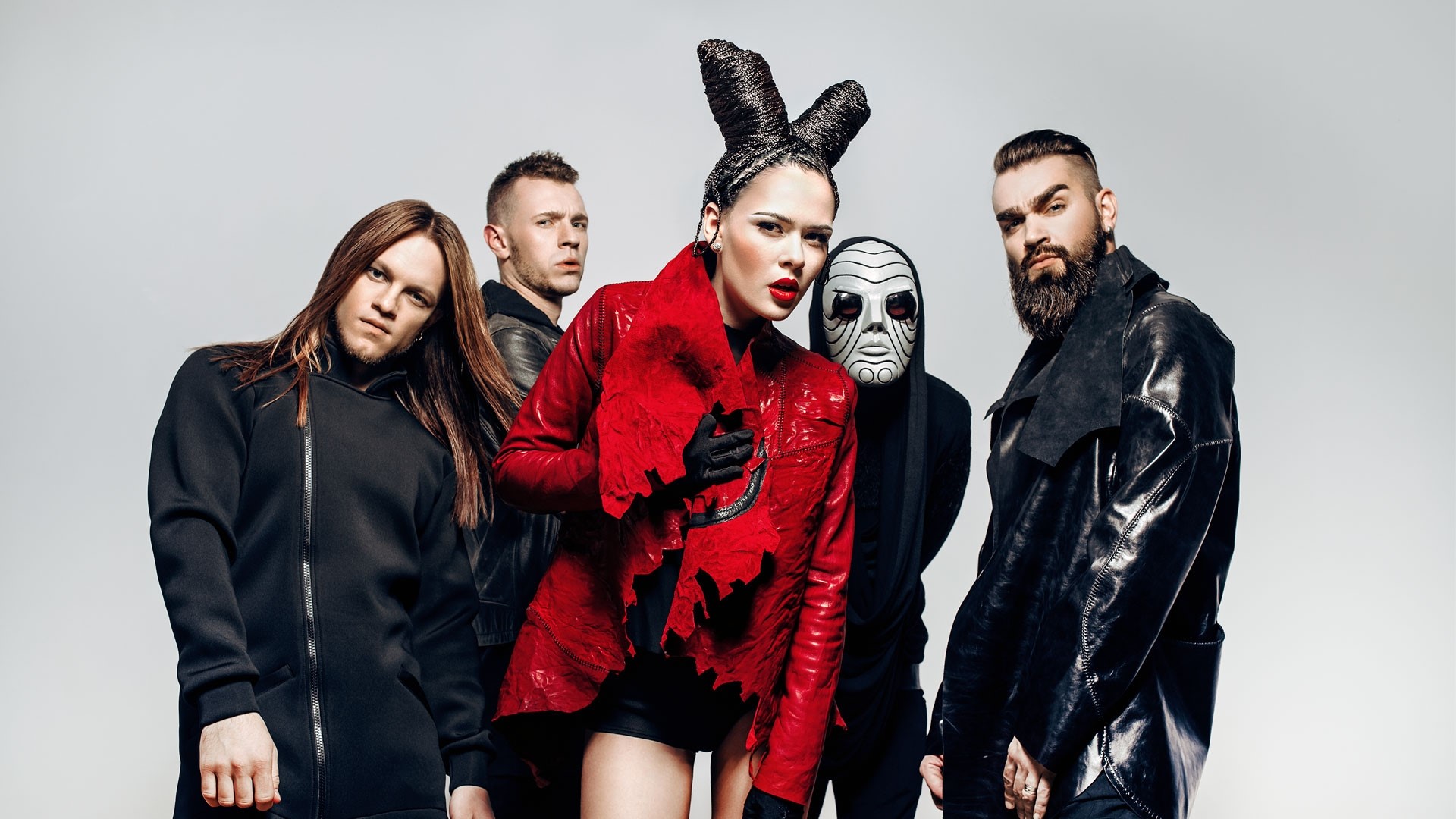 The HARDKISS band members posing HD Wallpaper