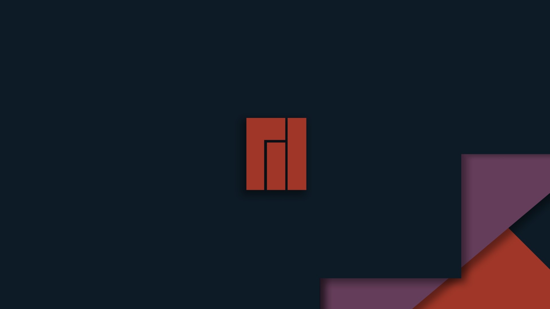 Manjaro Material Dark Abstract Logo HD Wallpaper