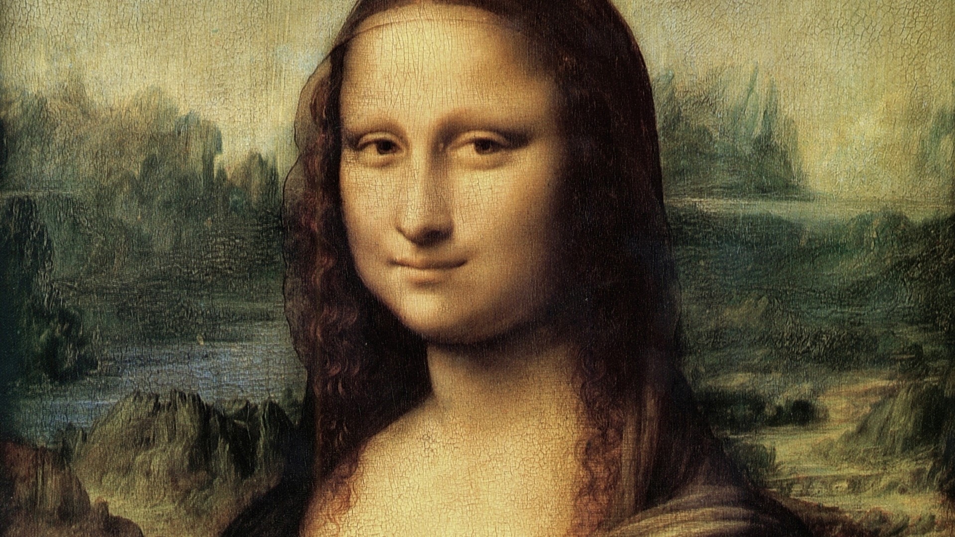 Mona Lisa by Leonardo da Vinci HD Wallpaper