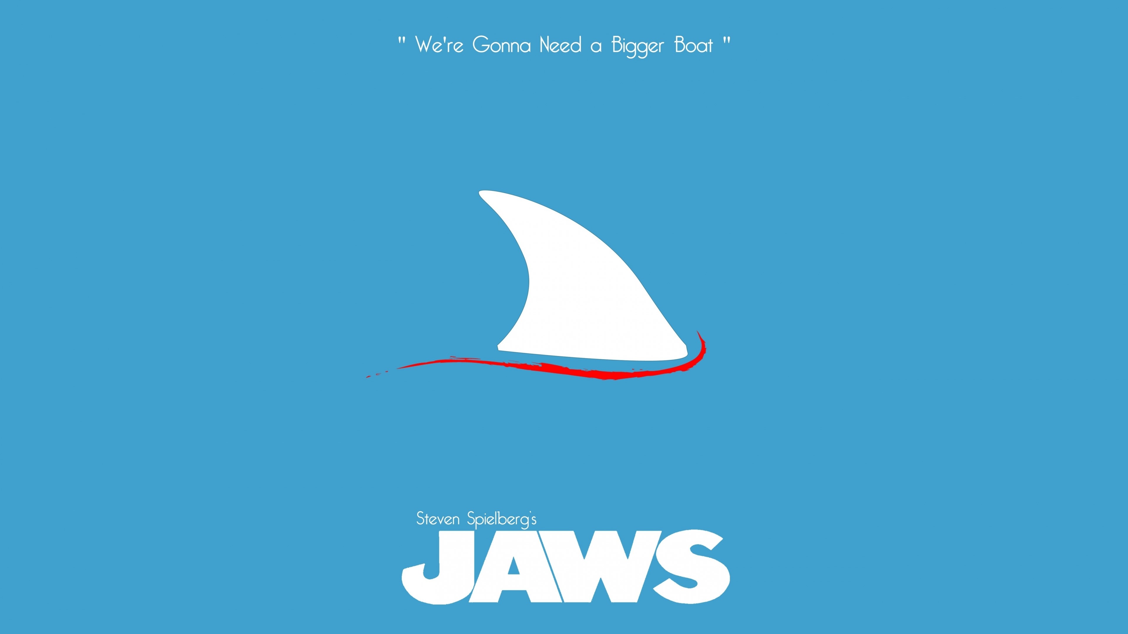 4K Jaws Movie Poster HD Wallpaper