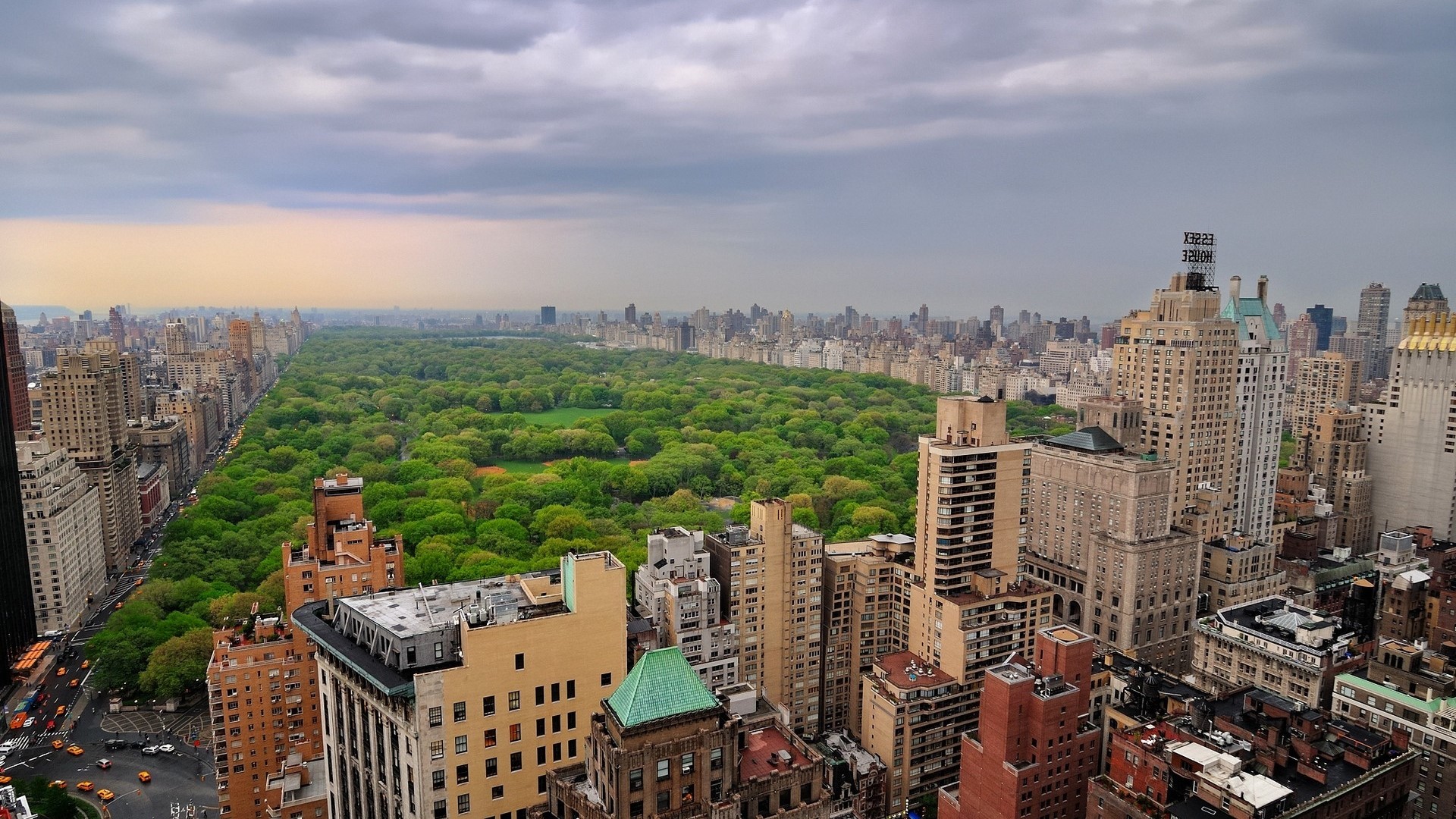 New York City Central Park Aerial View HD Wallpaper