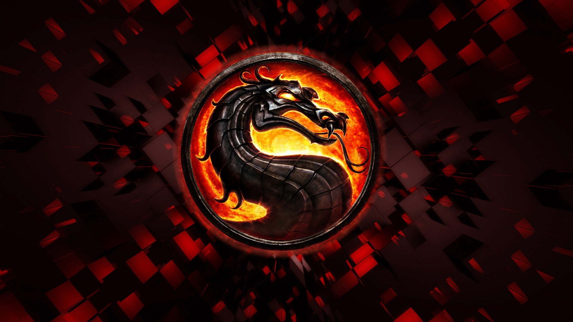 Mortal Kombat Dragon Logo HD Wallpaper