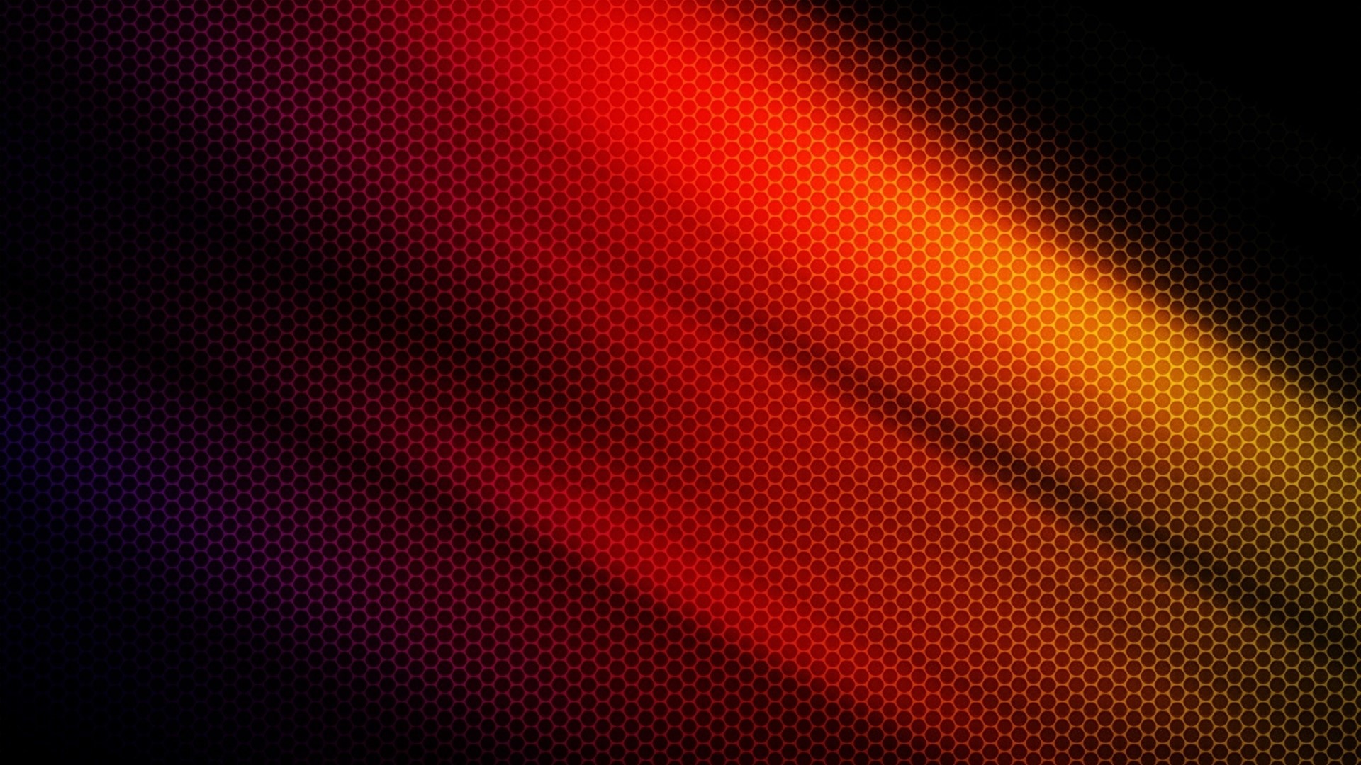 Hexagon Color Gradient Pattern HD Wallpaper