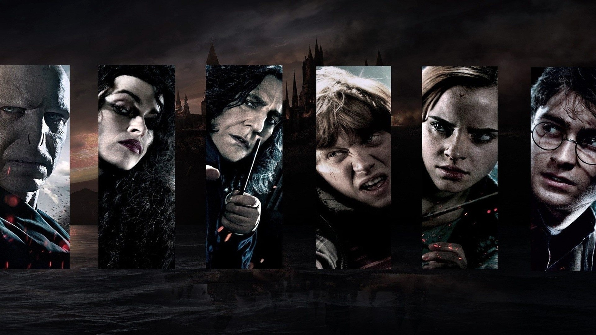 Harry Potter characters montage HD Wallpaper
