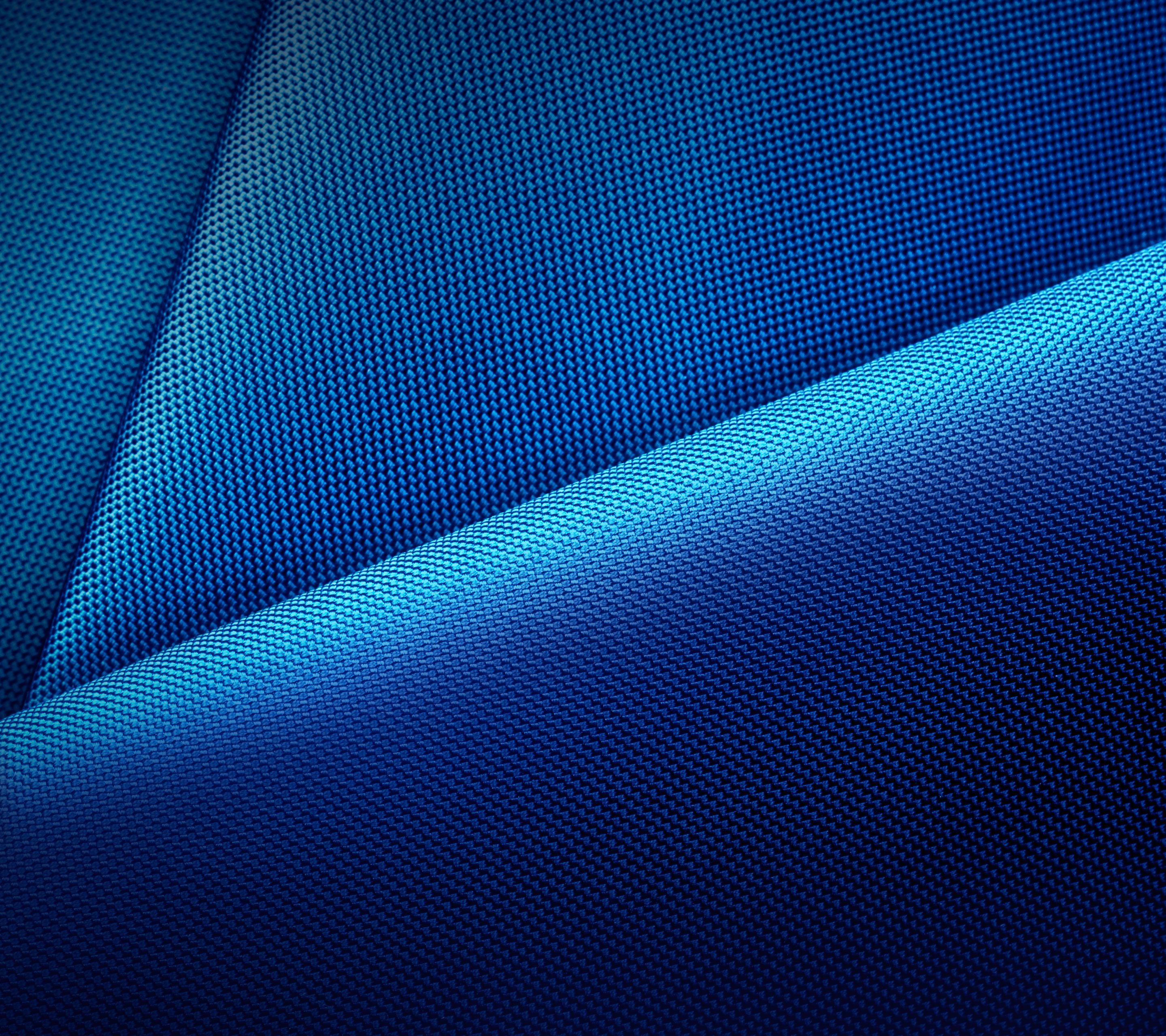 Blue fabric texture with gradient lighting HD Wallpaper
