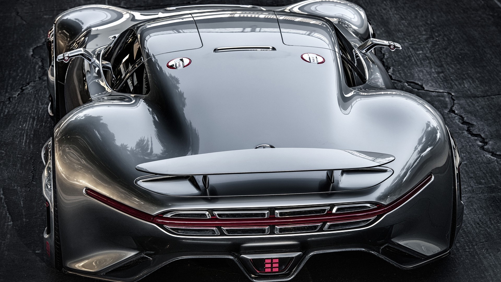 2014 Mercedes-Benz Gran Turismo Concept Car Rear View HD Wallpaper