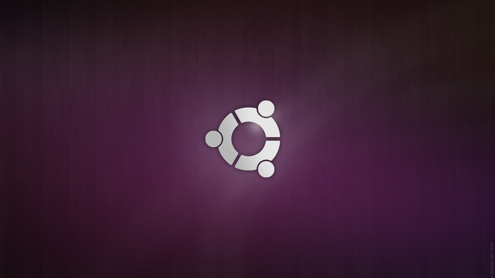 Ubuntu Logo Dark HD Wallpaper