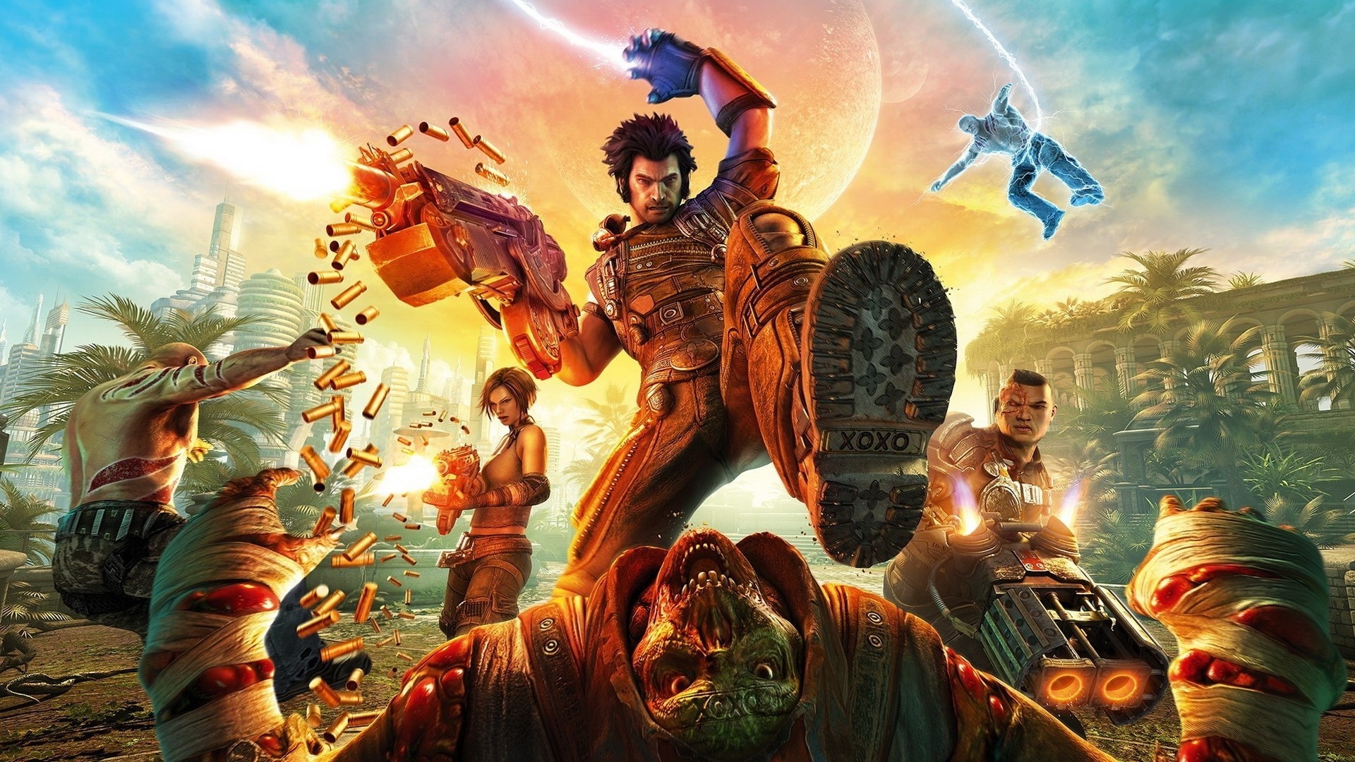 Bulletstorm 2011 Game Characters and Enemies HD Wallpaper