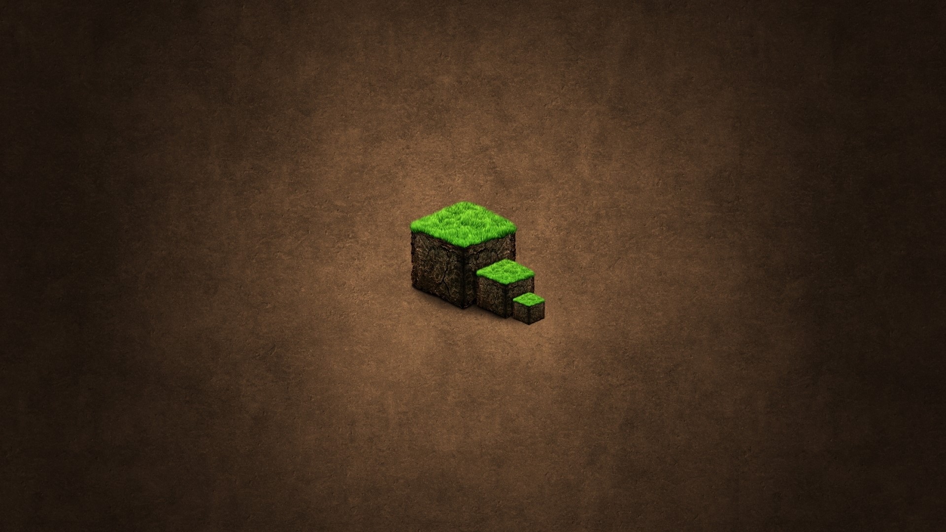 Minecraft grass blocks HD Wallpaper