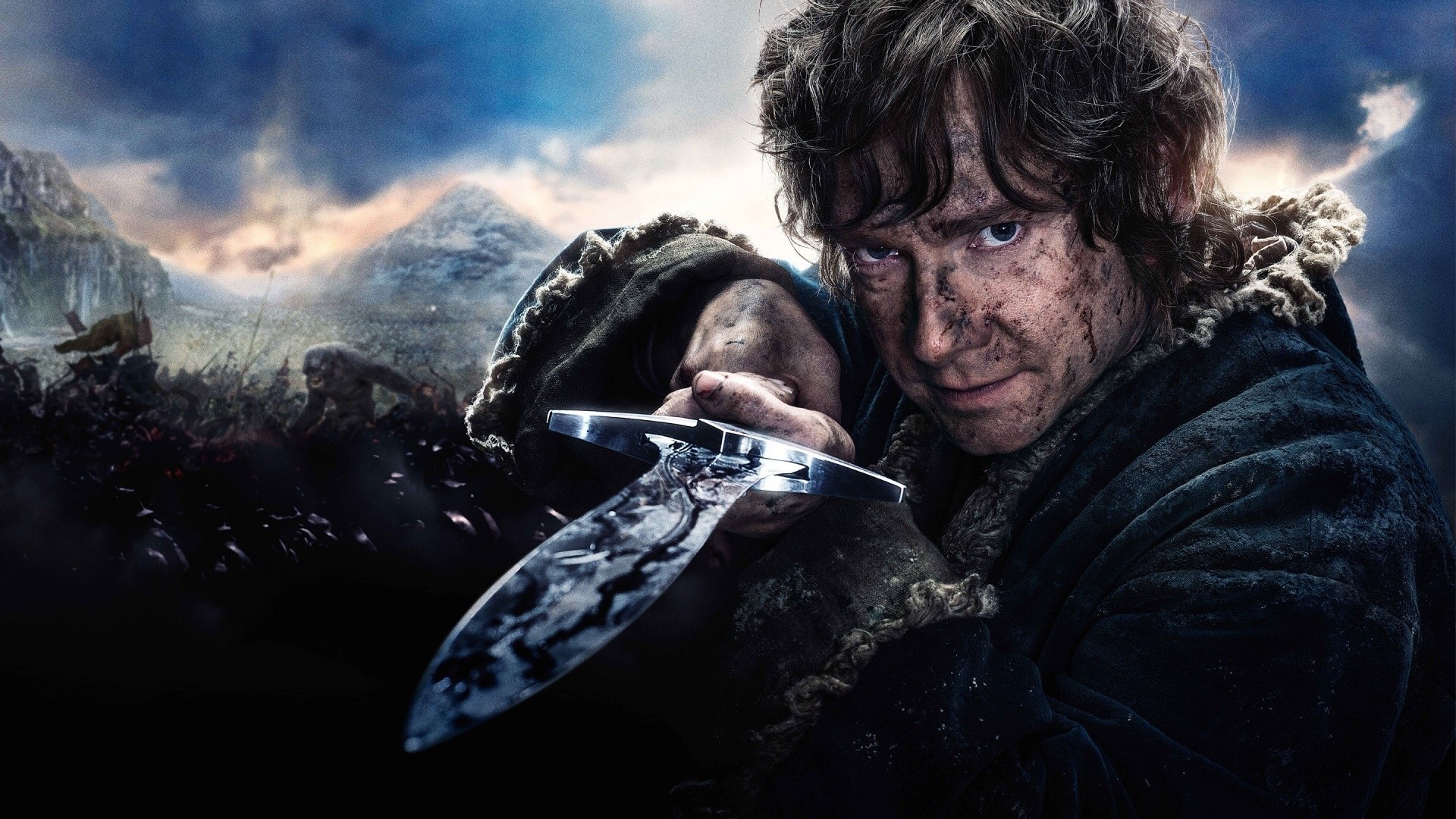 Bilbo Baggins from The Hobbit: The Battle of the Five Armies HD Wallpaper