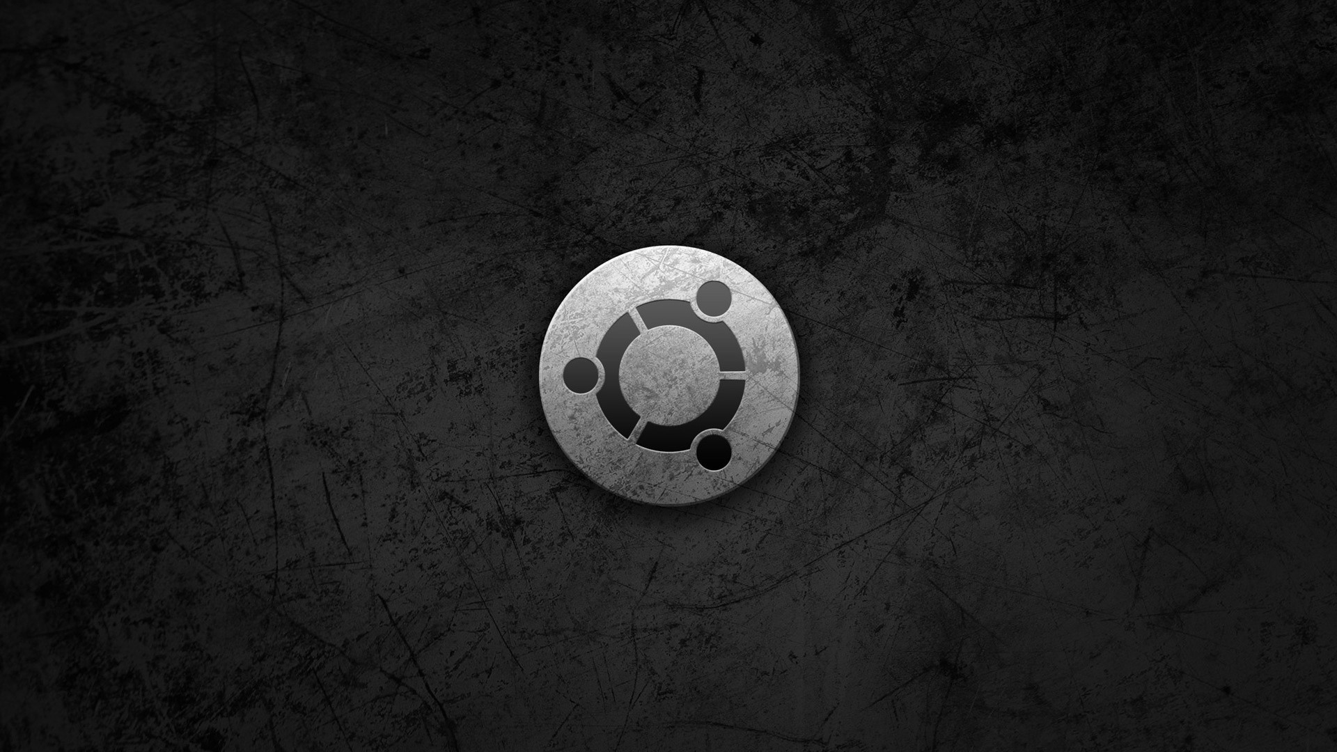Ubuntu Logo Grunge HD Wallpaper
