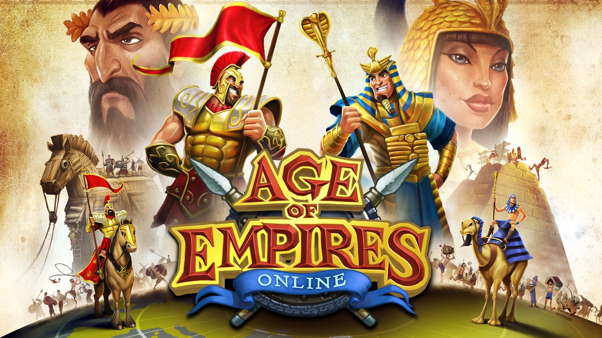 Age of Empires Online promotional art HD Wallpaper