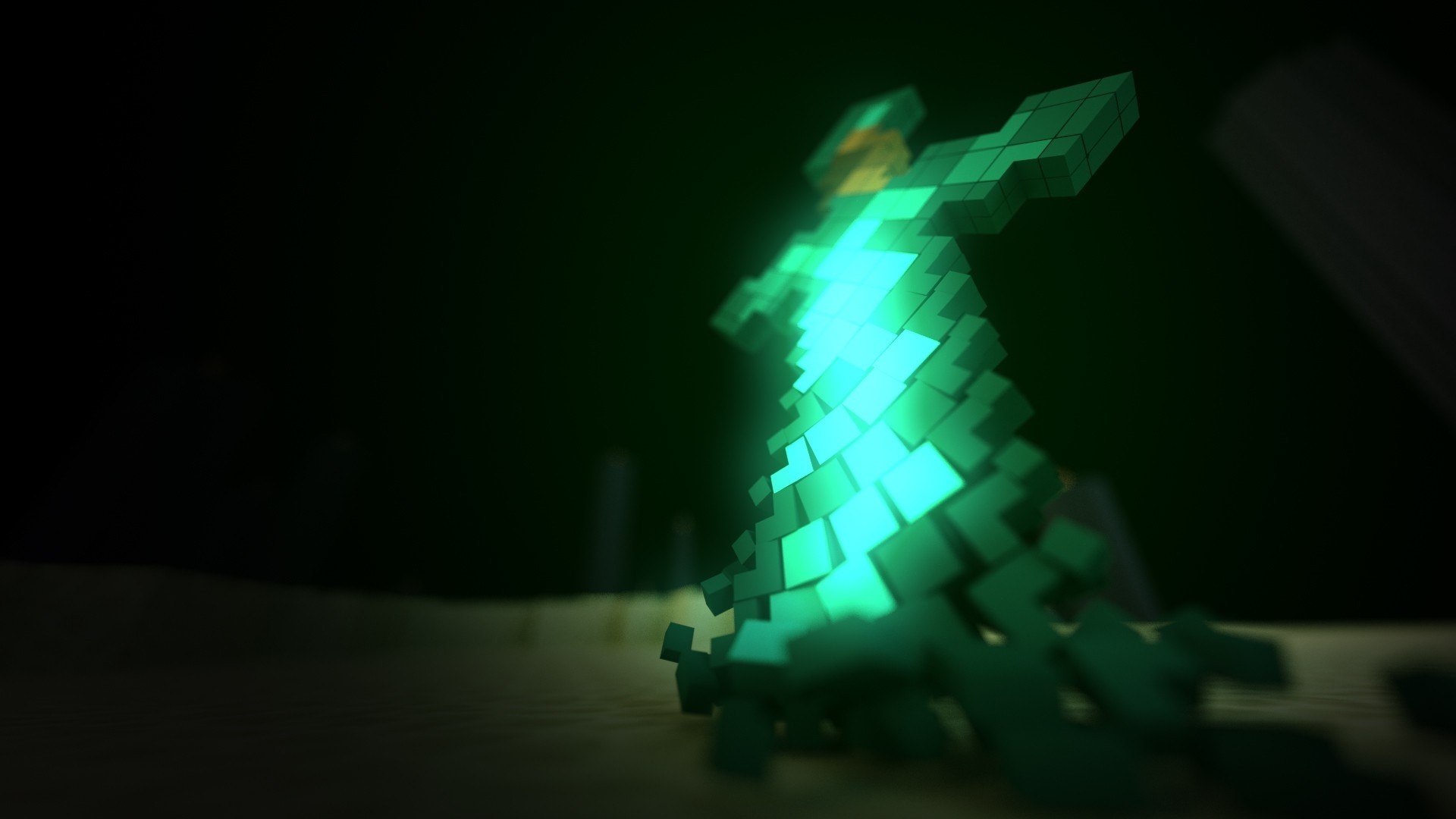 Minecraft Sword HD Wallpaper