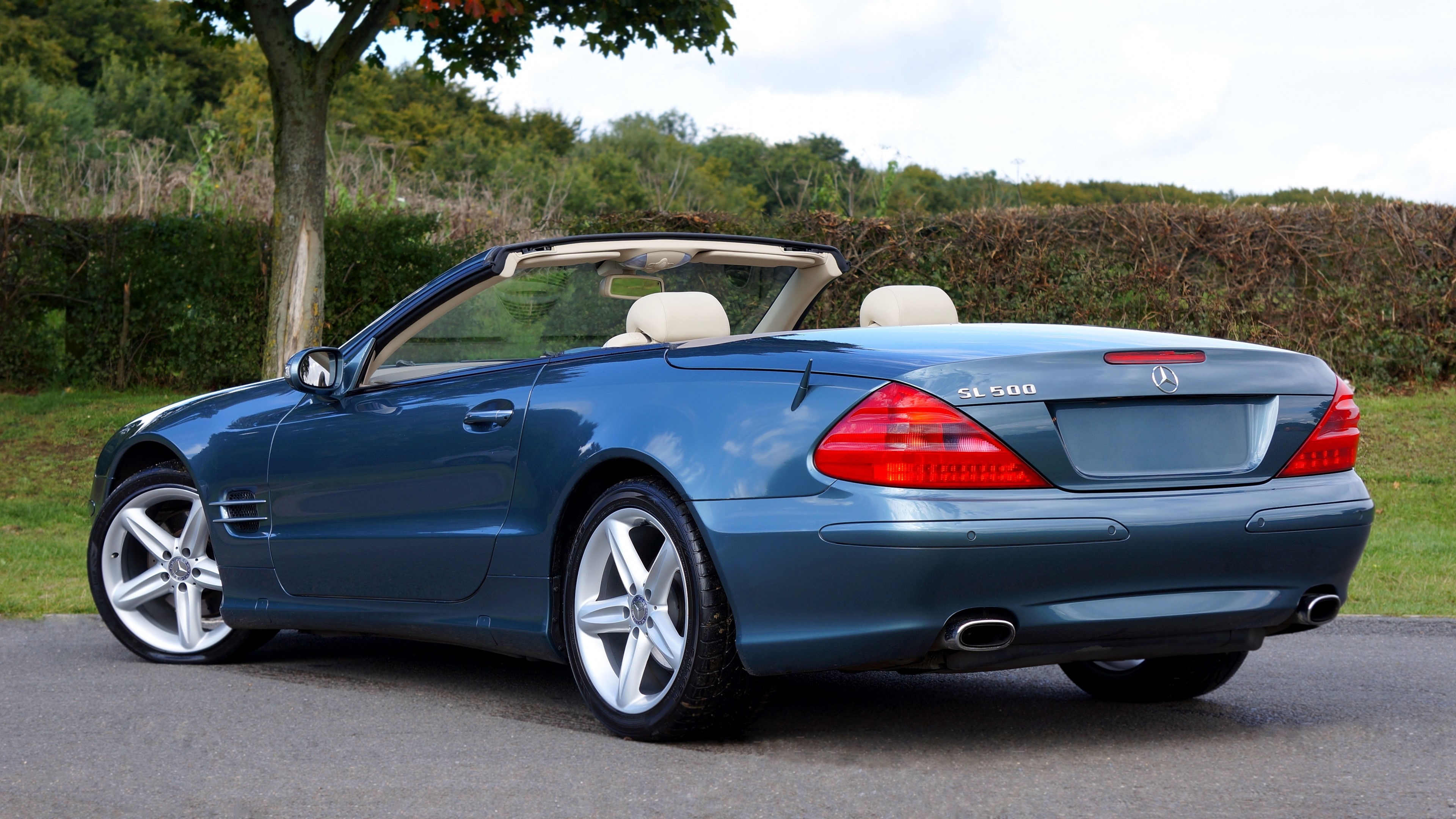 4K Mercedes SL 500 Convertible HD Wallpaper