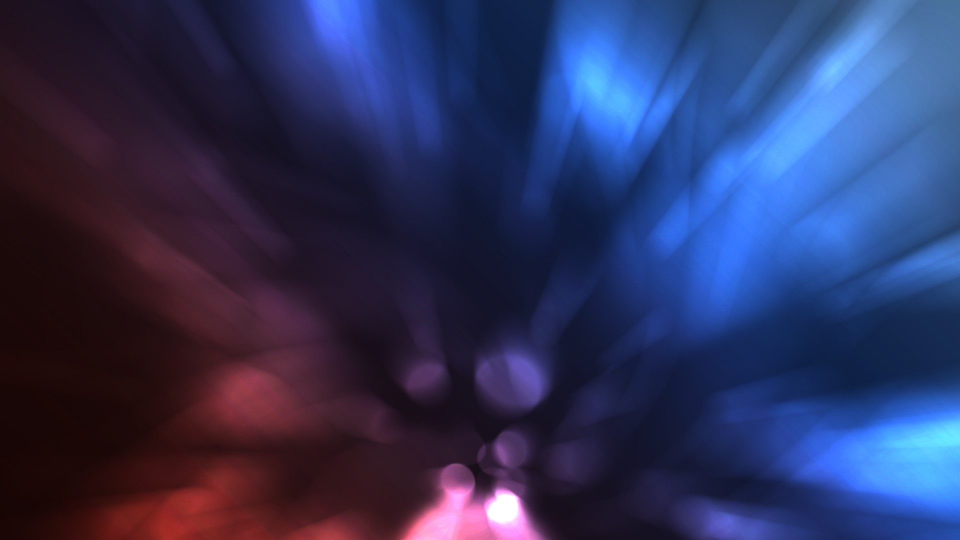 Blurry Red and Blue Light Streaks and Circles HD Wallpaper