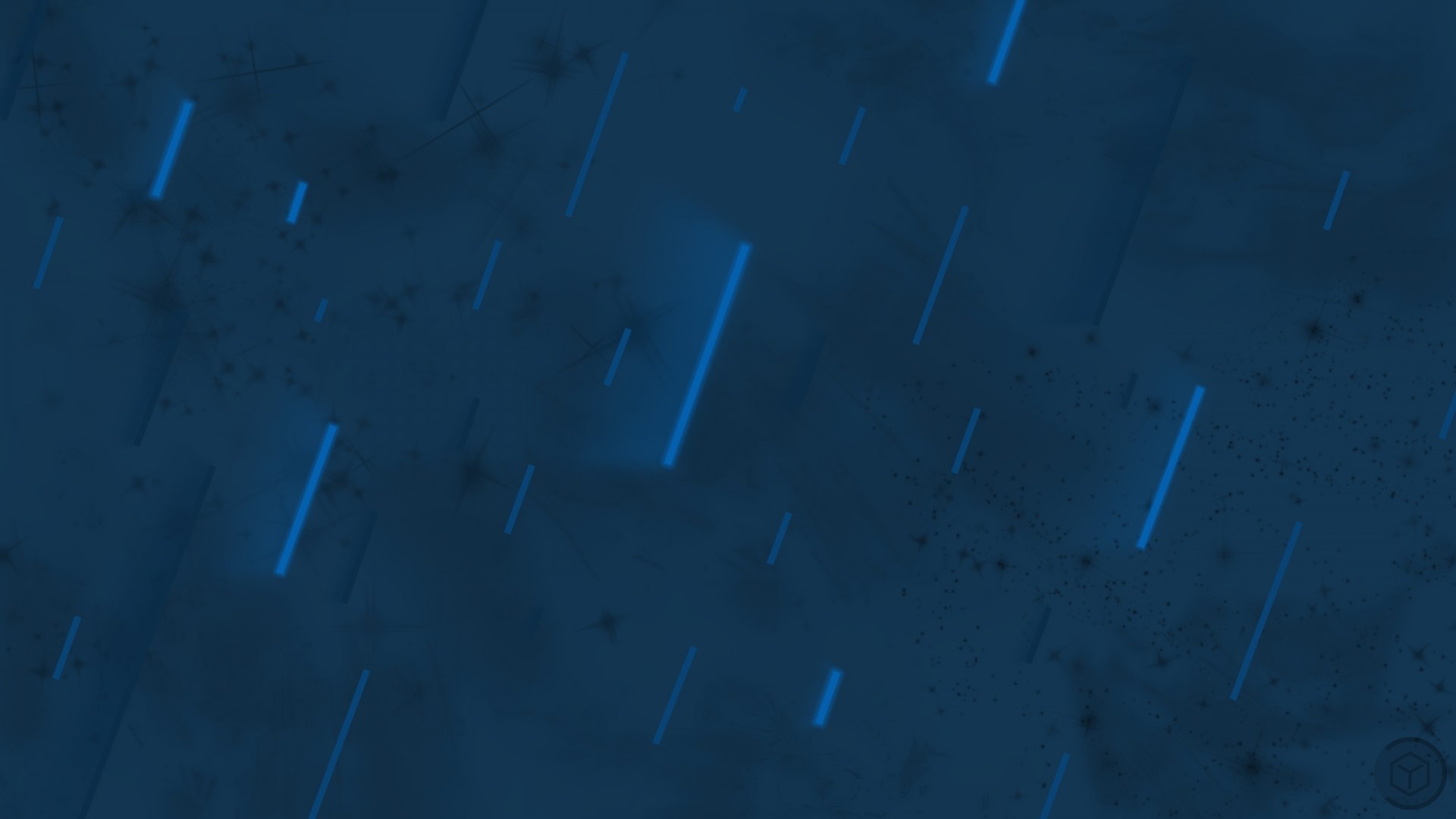 Abstract blue streaks and particles HD Wallpaper