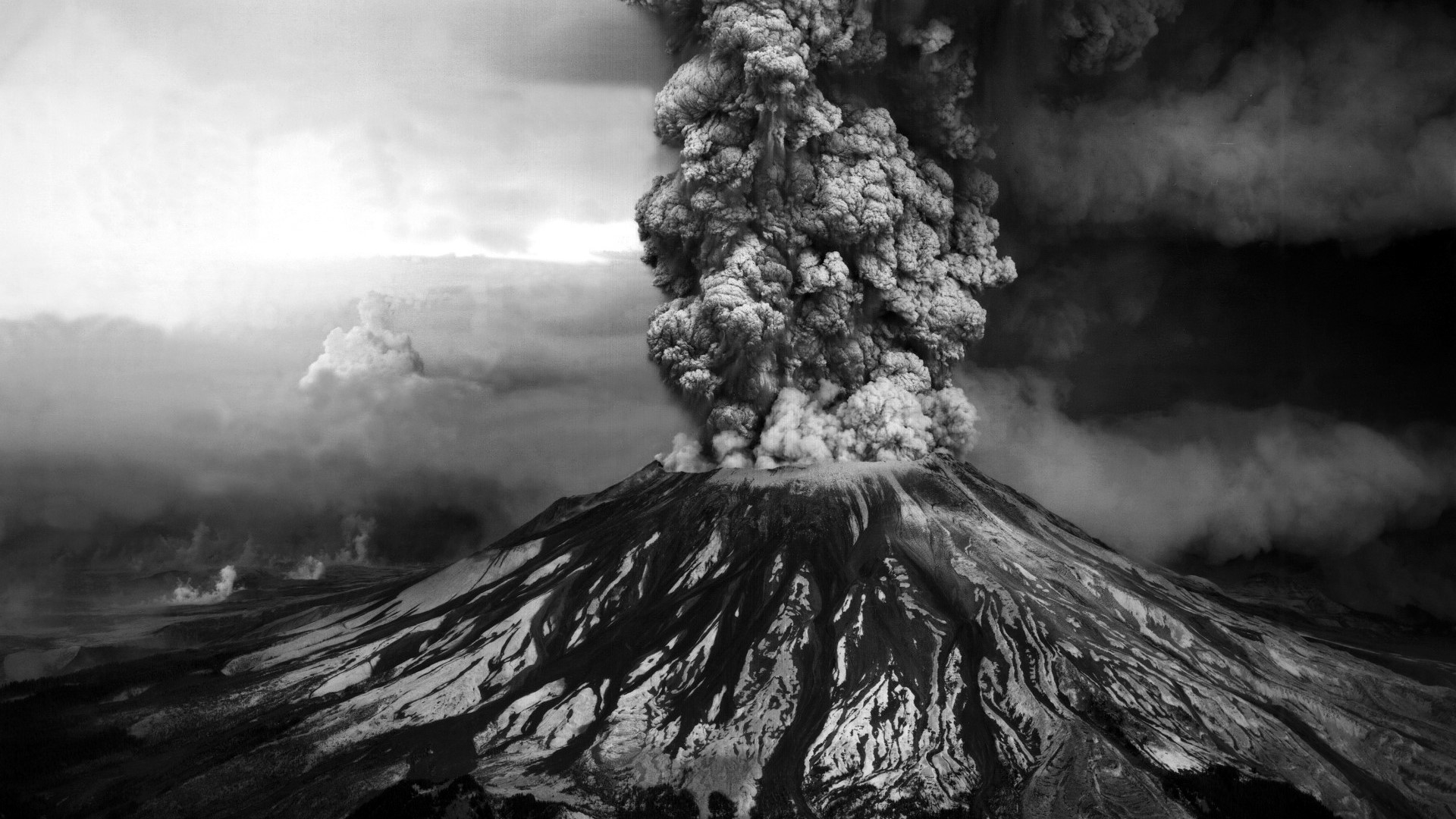 Volcano Eruption HD Wallpaper