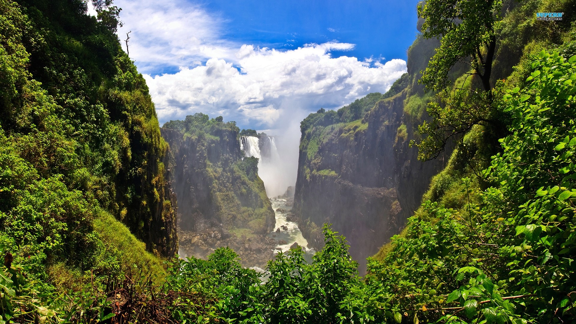 Victoria Falls HD Wallpaper