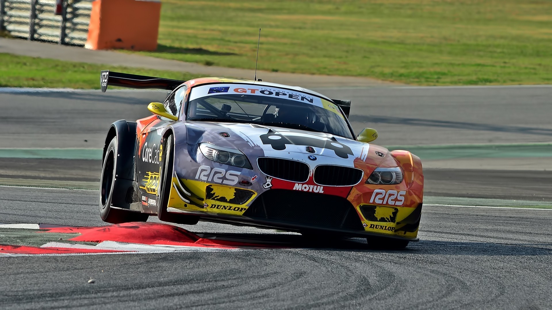 BMW Z4 GT3 racing car on track HD Wallpaper
