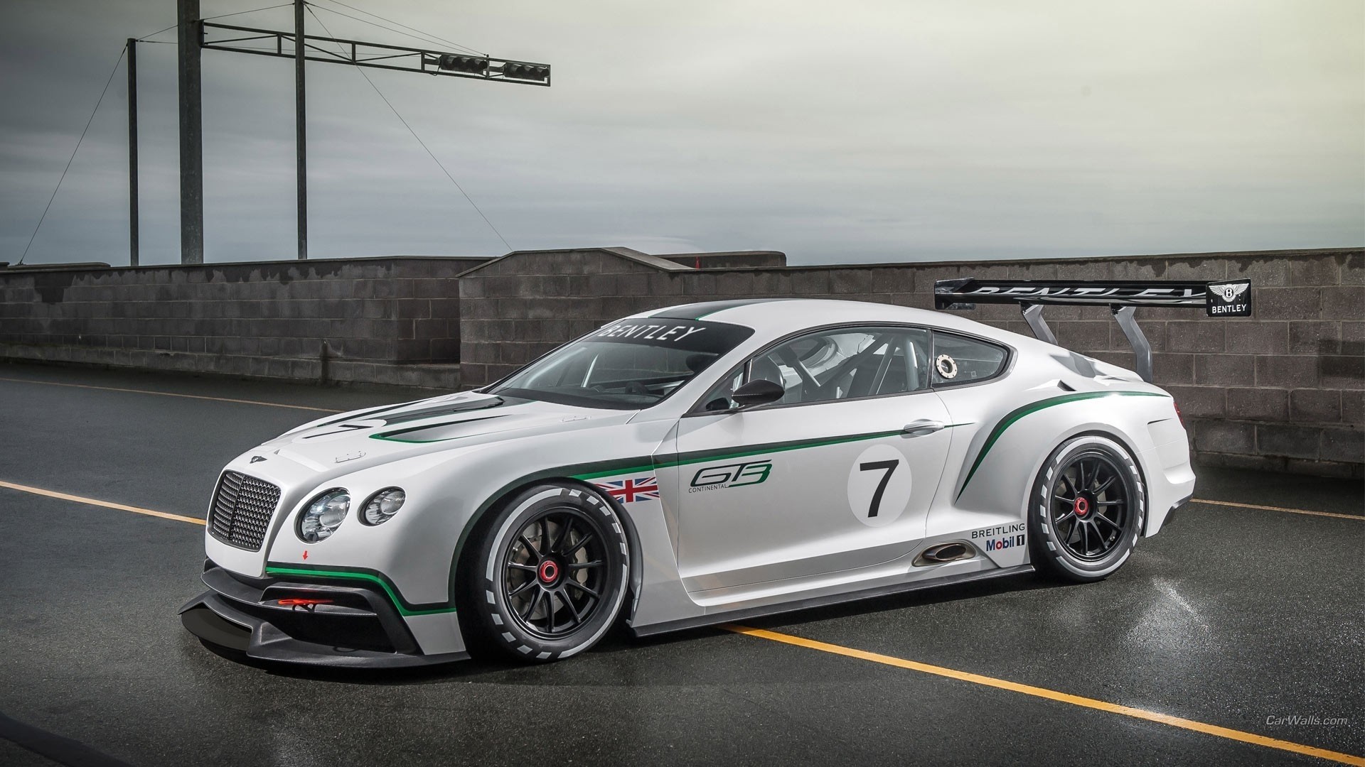 Bentley Continental GT3 Race Car HD Wallpaper