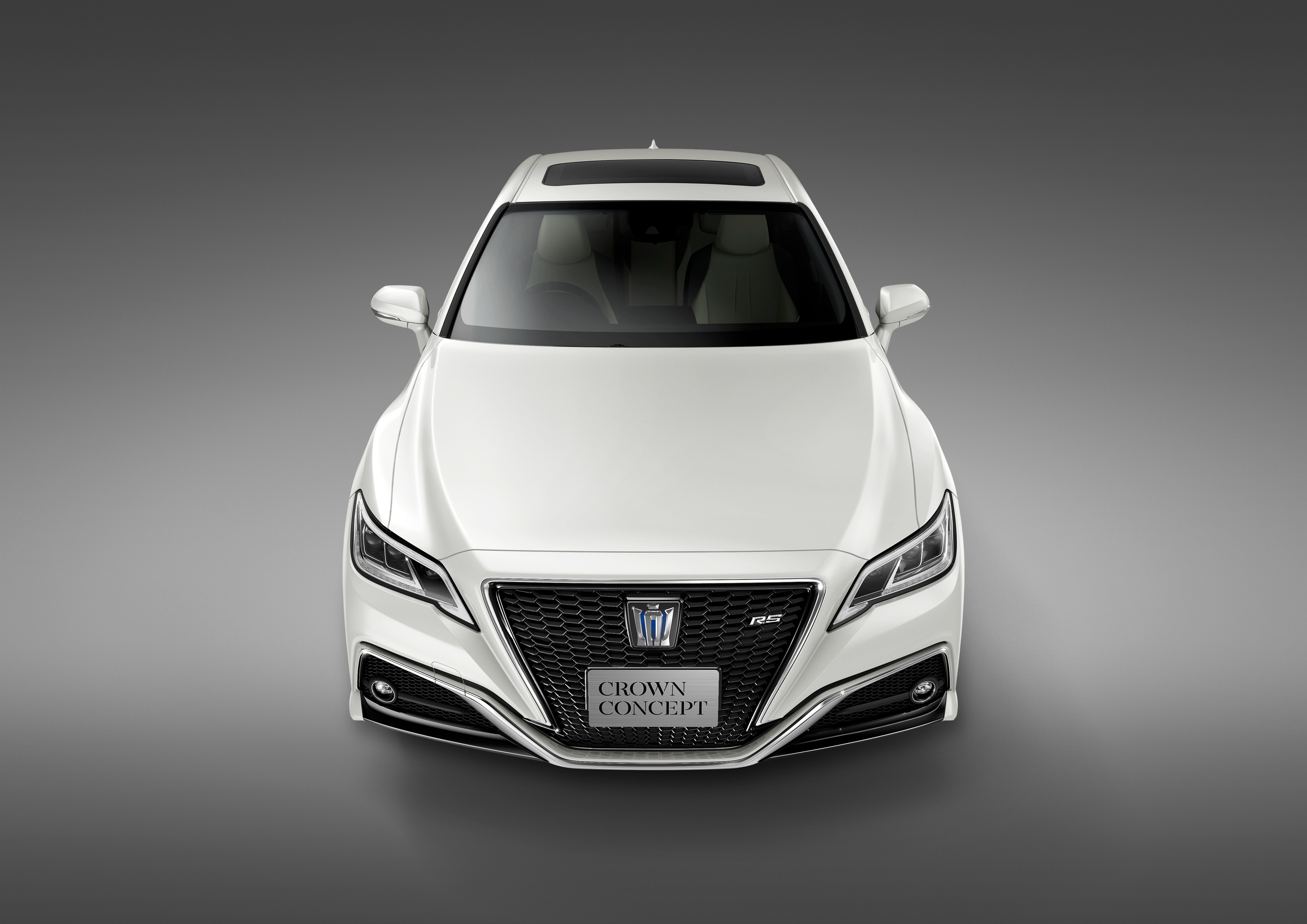 4K 2018 Toyota Crown Concept car front view HD Wallpaper