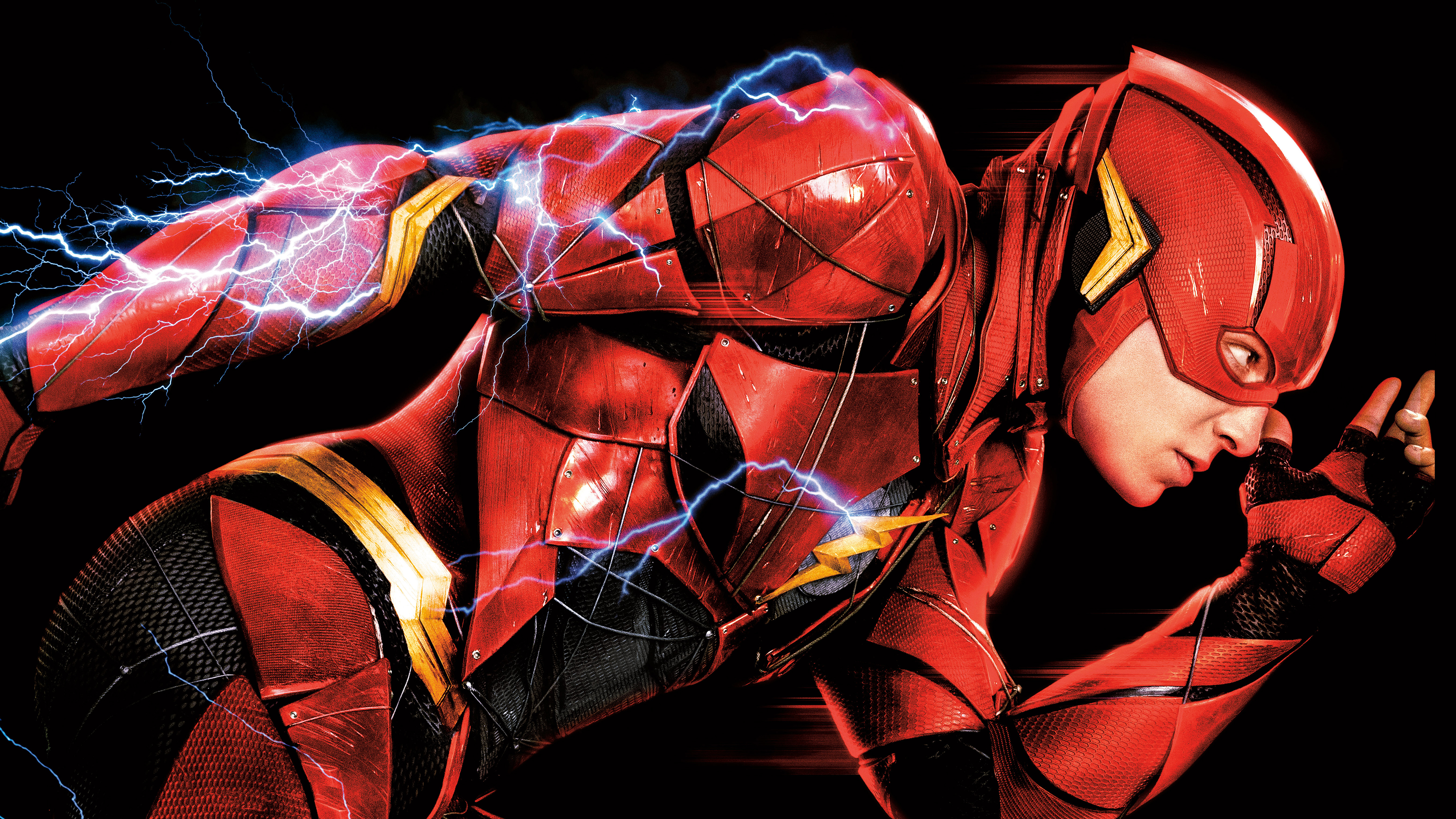 The Flash from Justice League 4K HD Wallpaper