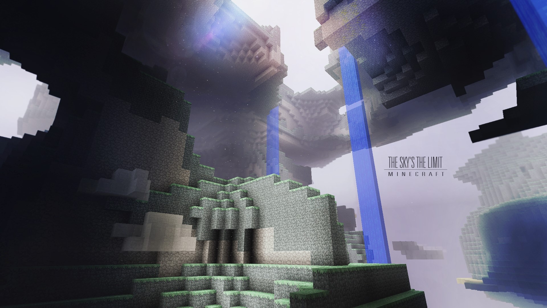 Minecraft The Sky's the Limit HD Wallpaper
