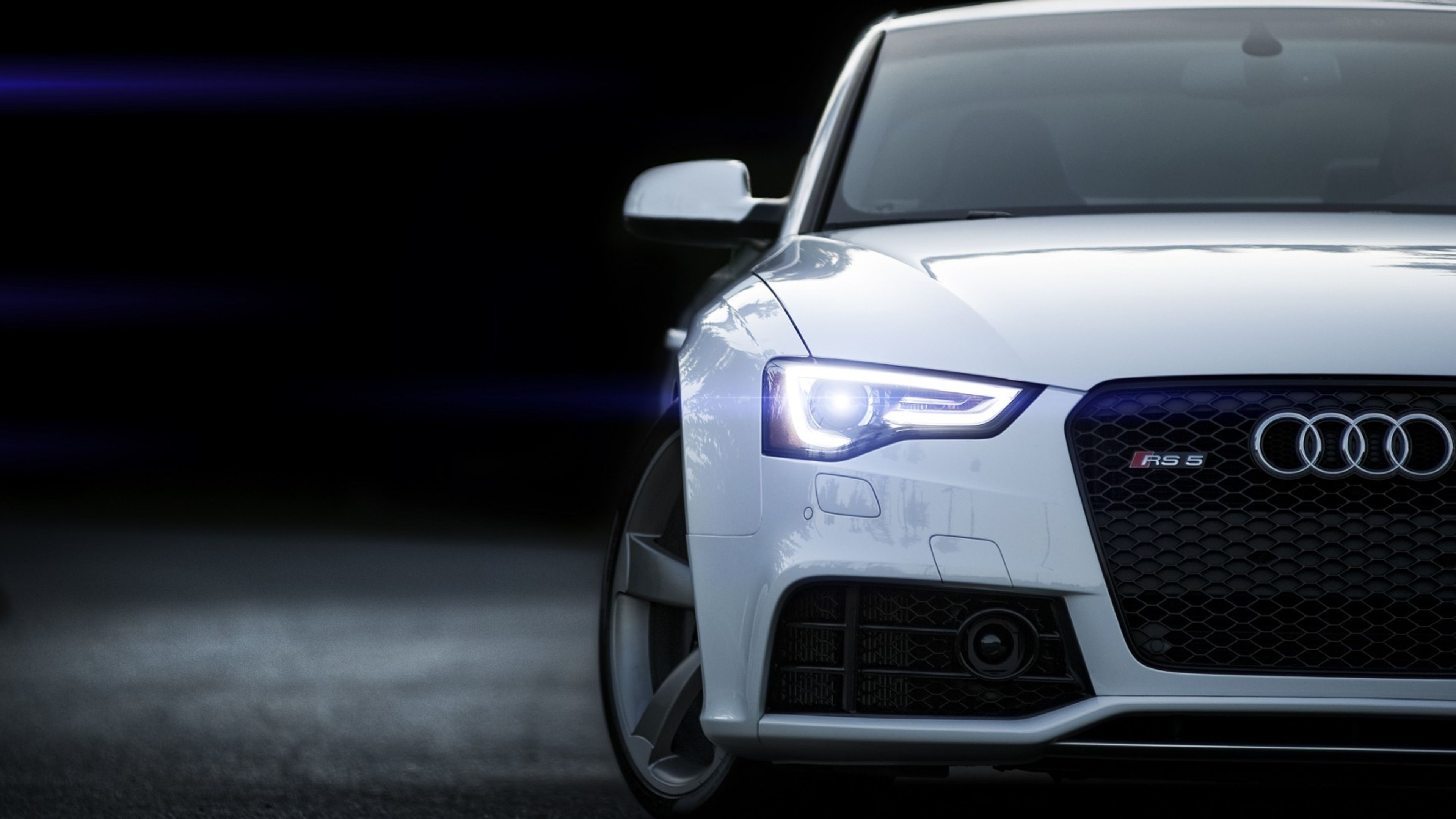 4K White Audi RS5 HD Wallpaper