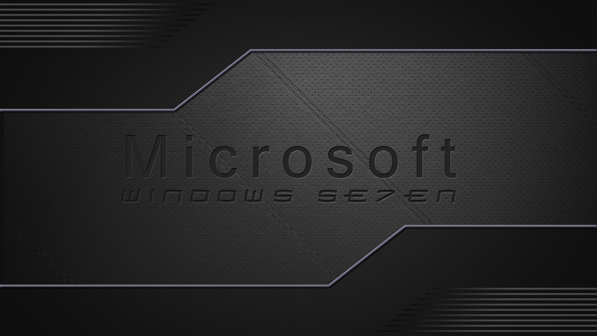 Microsoft Windows Seven Leather Texture HD Wallpaper