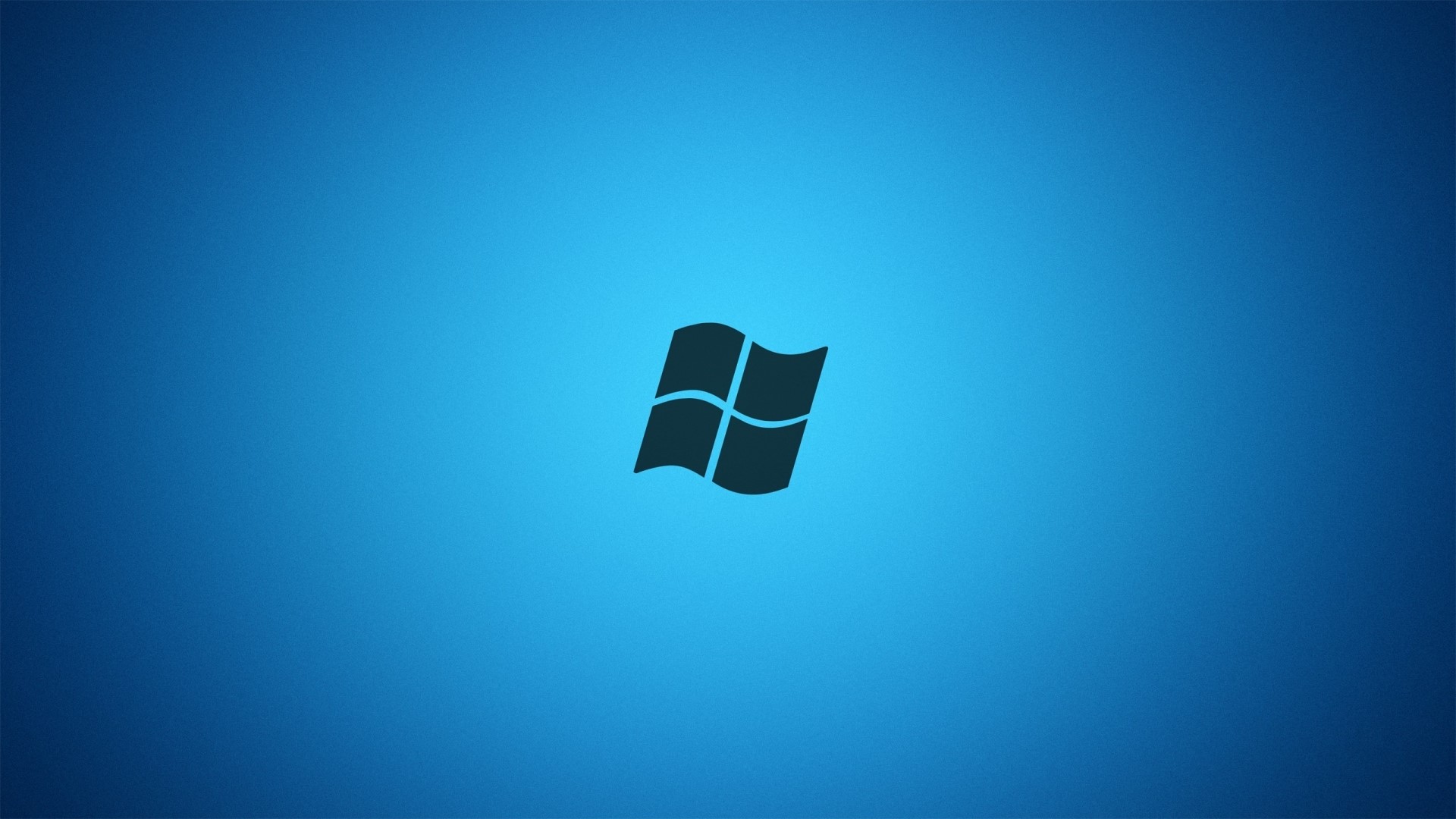 Windows Logo on Blue Background HD Wallpaper