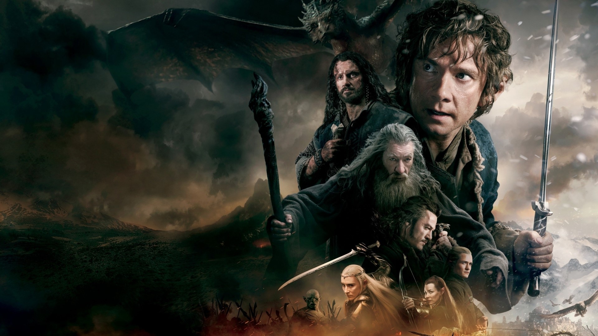 The Hobbit Movie Art HD Wallpaper
