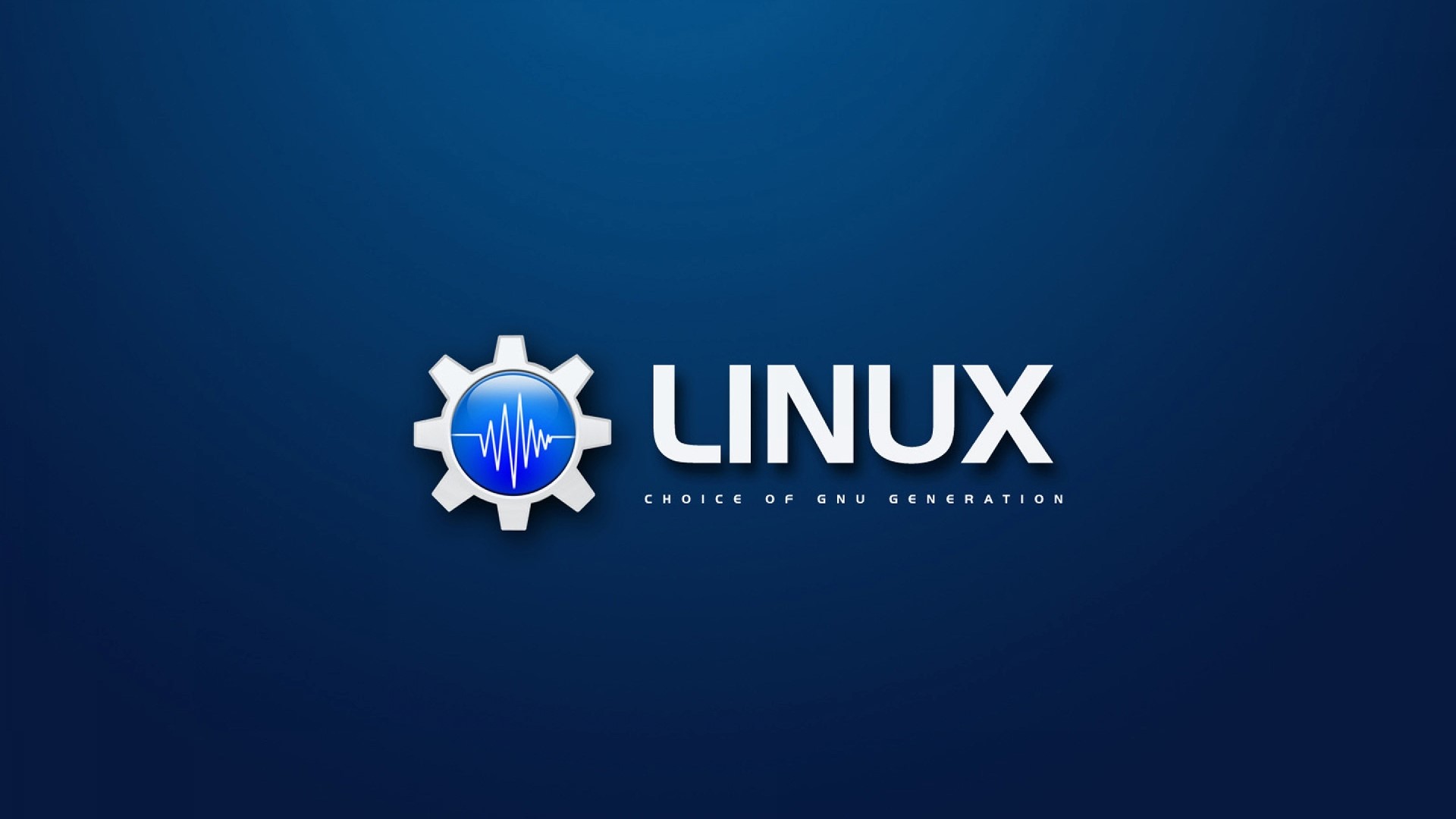 Linux Choice of a GNU Generation Logo HD Wallpaper