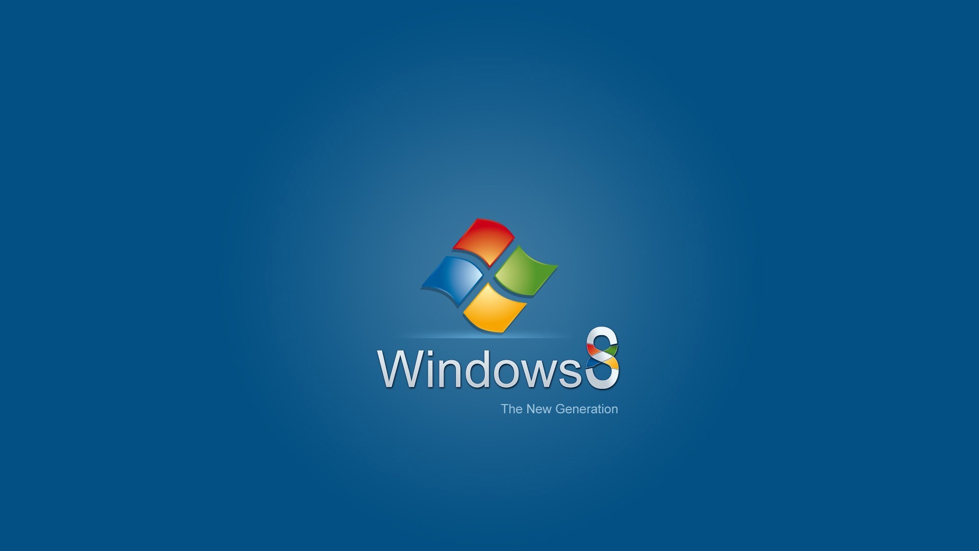 Windows 8 The New Generation Logo HD Wallpaper