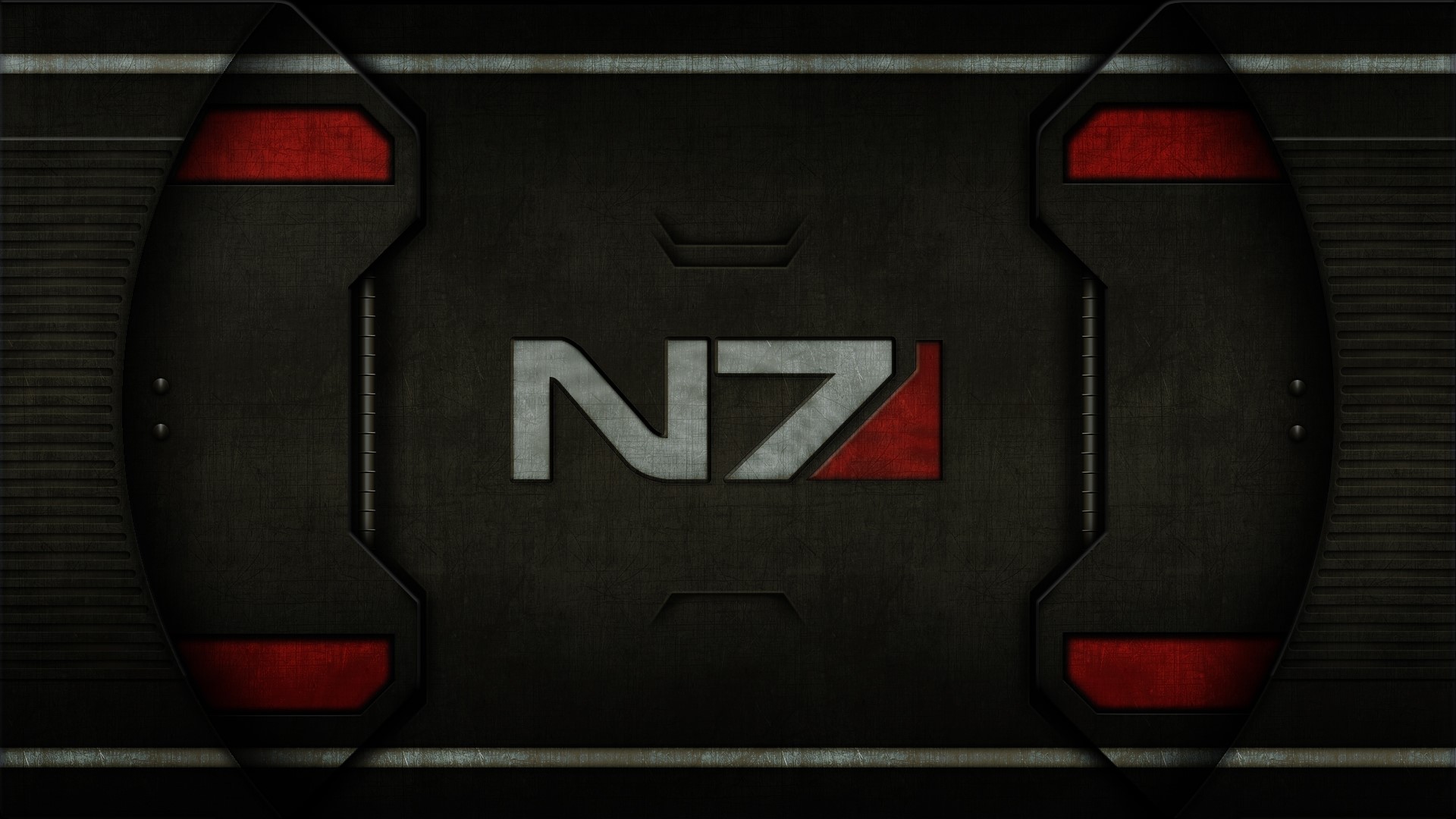 N7 Logo from Mass Effect HD Wallpaper