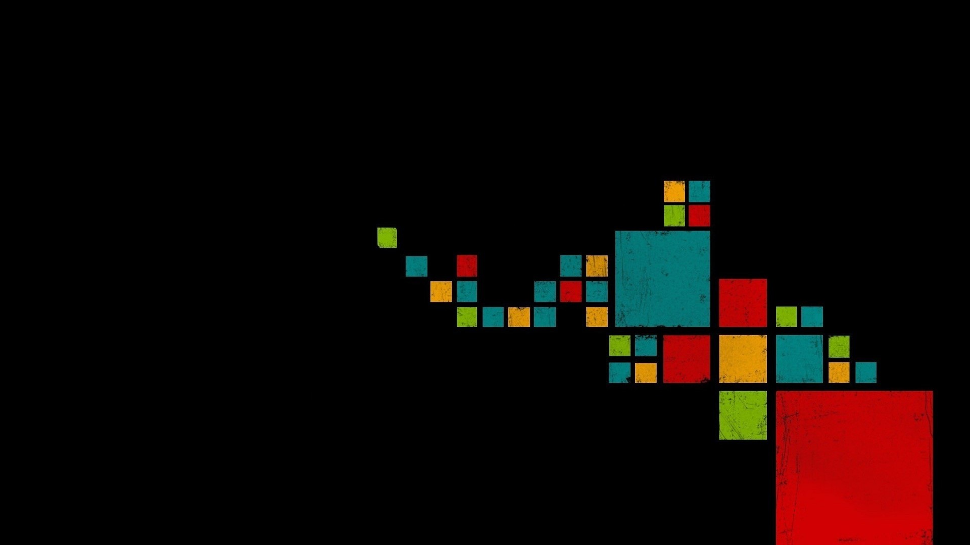 Windows 8 Color Blocks Abstract Art HD Wallpaper