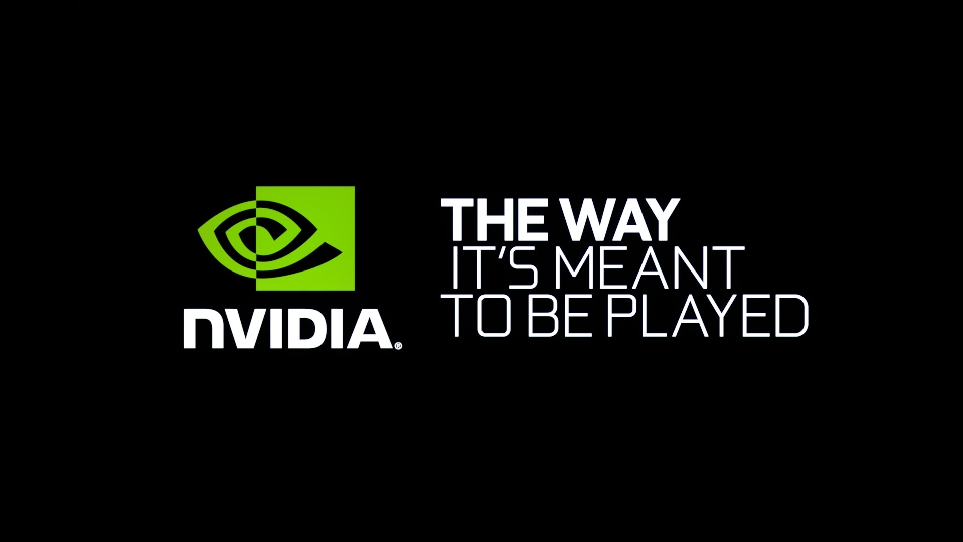 NVIDIA The Way It's Meant To Be Played logo HD Wallpaper
