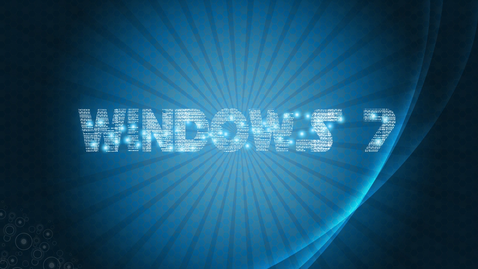 Windows 7 Typography HD Wallpaper